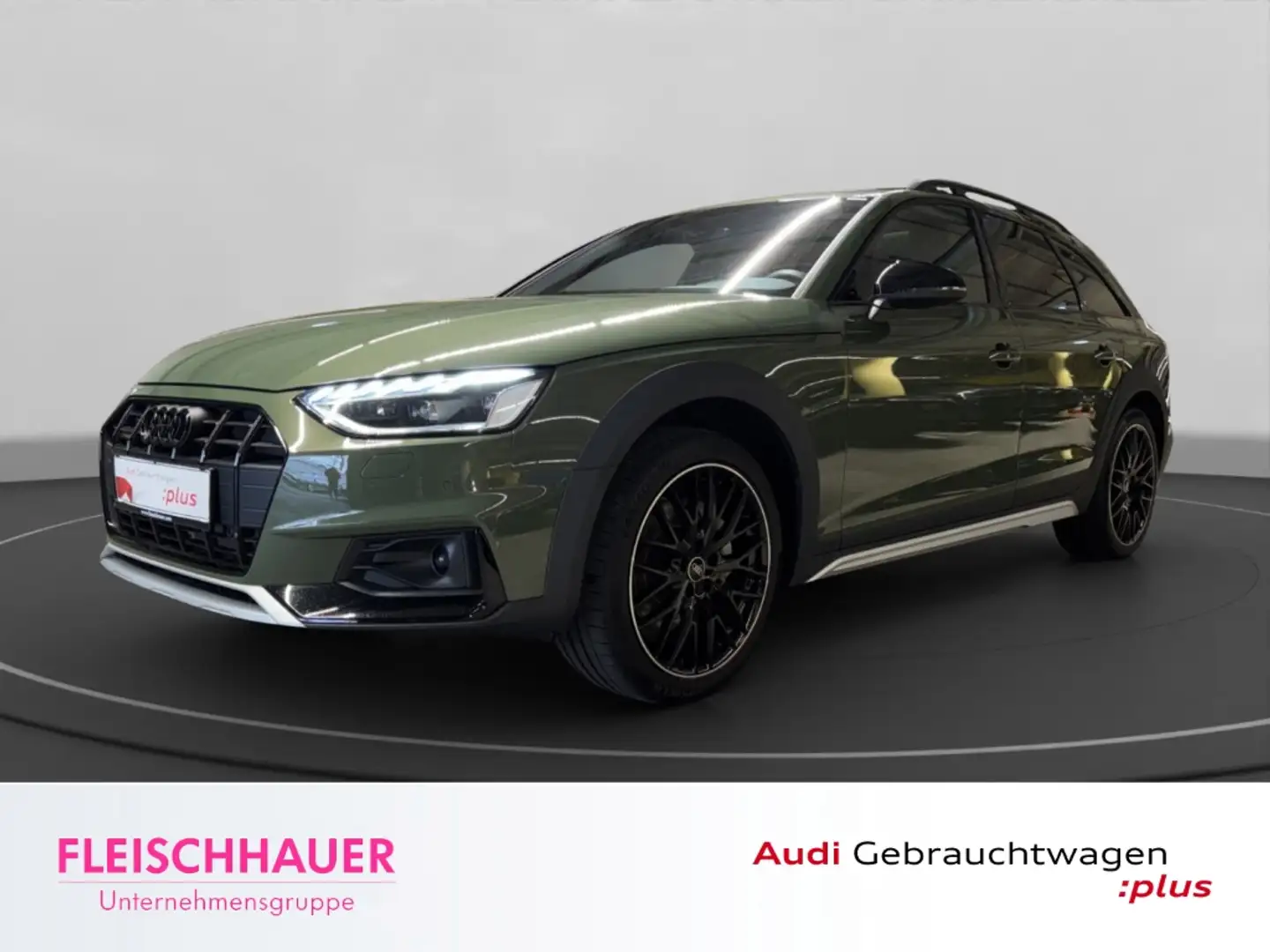 Audi A4 Allroad 40 TDI MATRIX+ACC+PANO+NAVI+SHZ V&H+DAB+CA Grün - 1