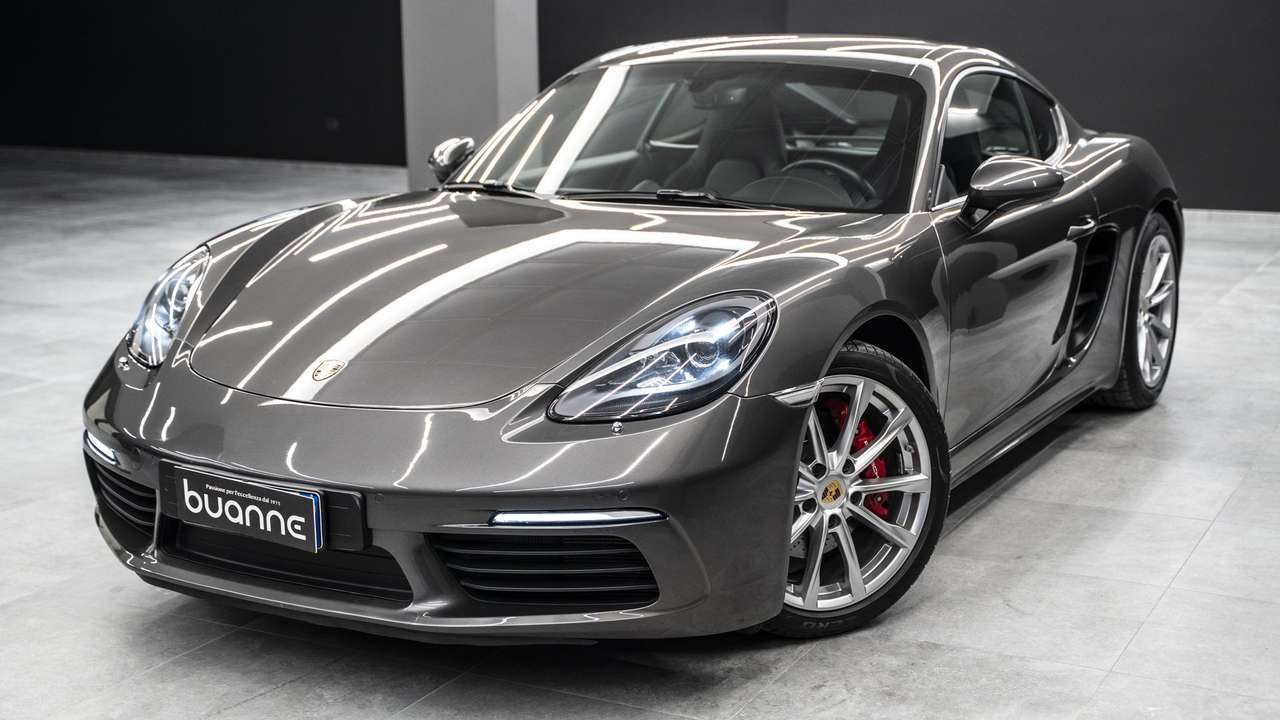 Porsche Cayman 718 S 2.5 349CV PDK CHRONO SCUDETTI KM CERTIFIC.