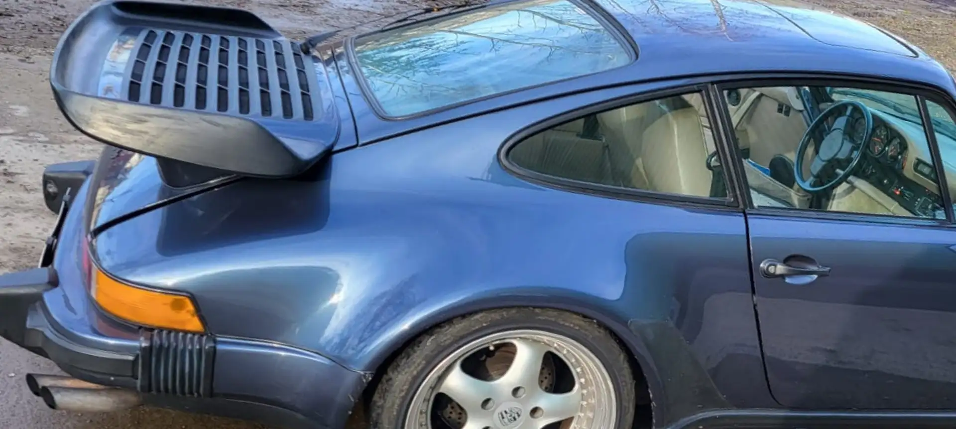Porsche 911 930-911 Turbo Coupé Azul - 1