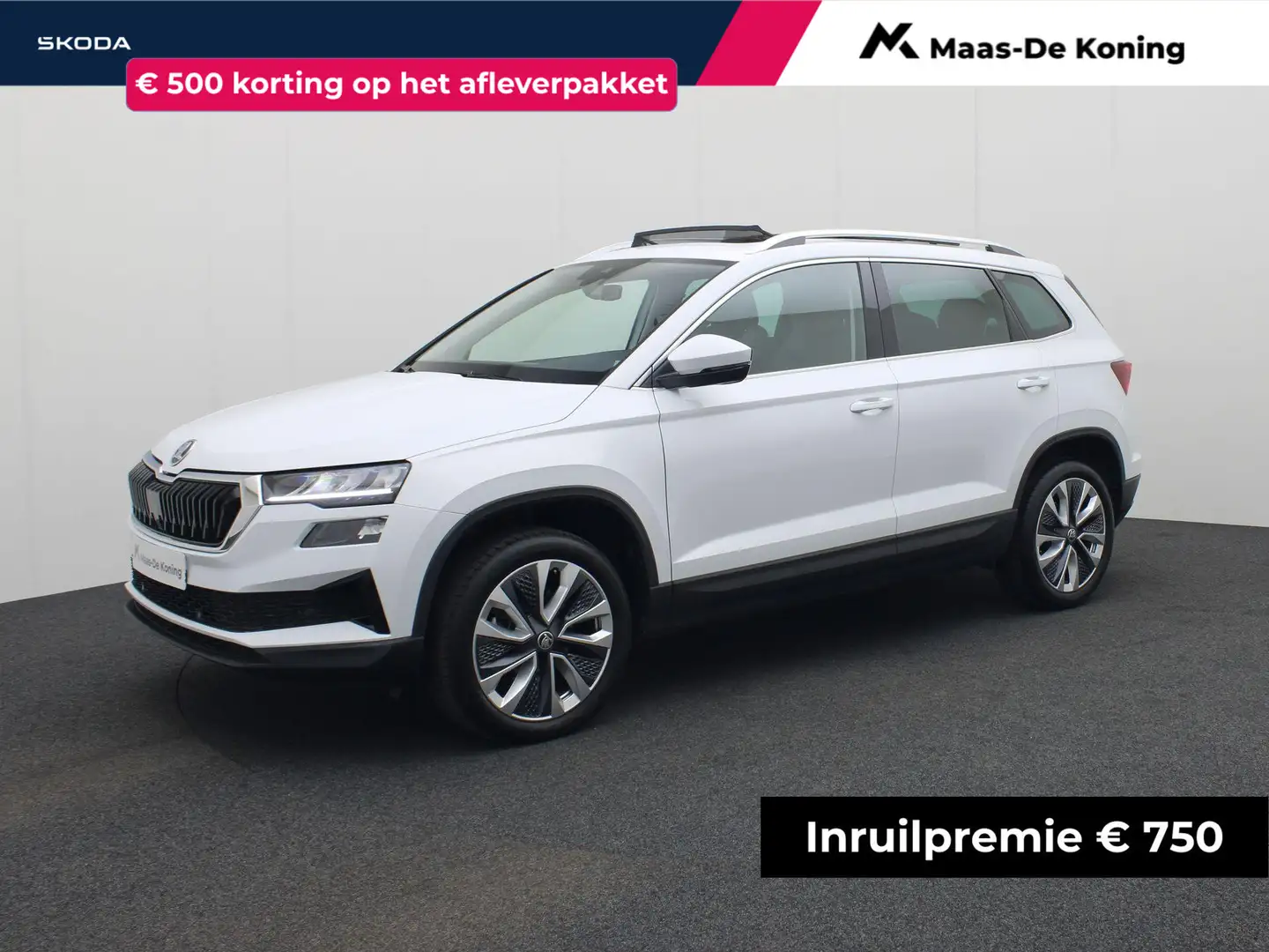 Skoda Karoq 1.5TSI/150PK Design DSG · Panoramadak · Apple/Andr Blanco - 1