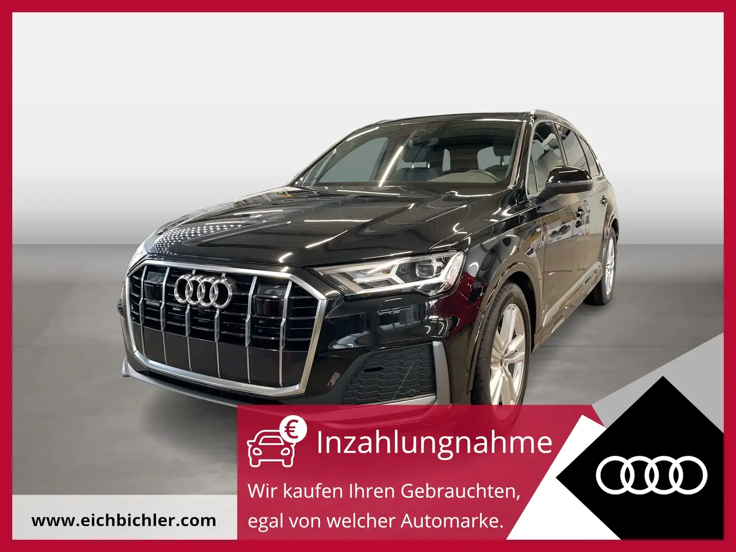 Audi Q7 50 TDI quattro tiptronic S line Luft Pano Schwarz - 1
