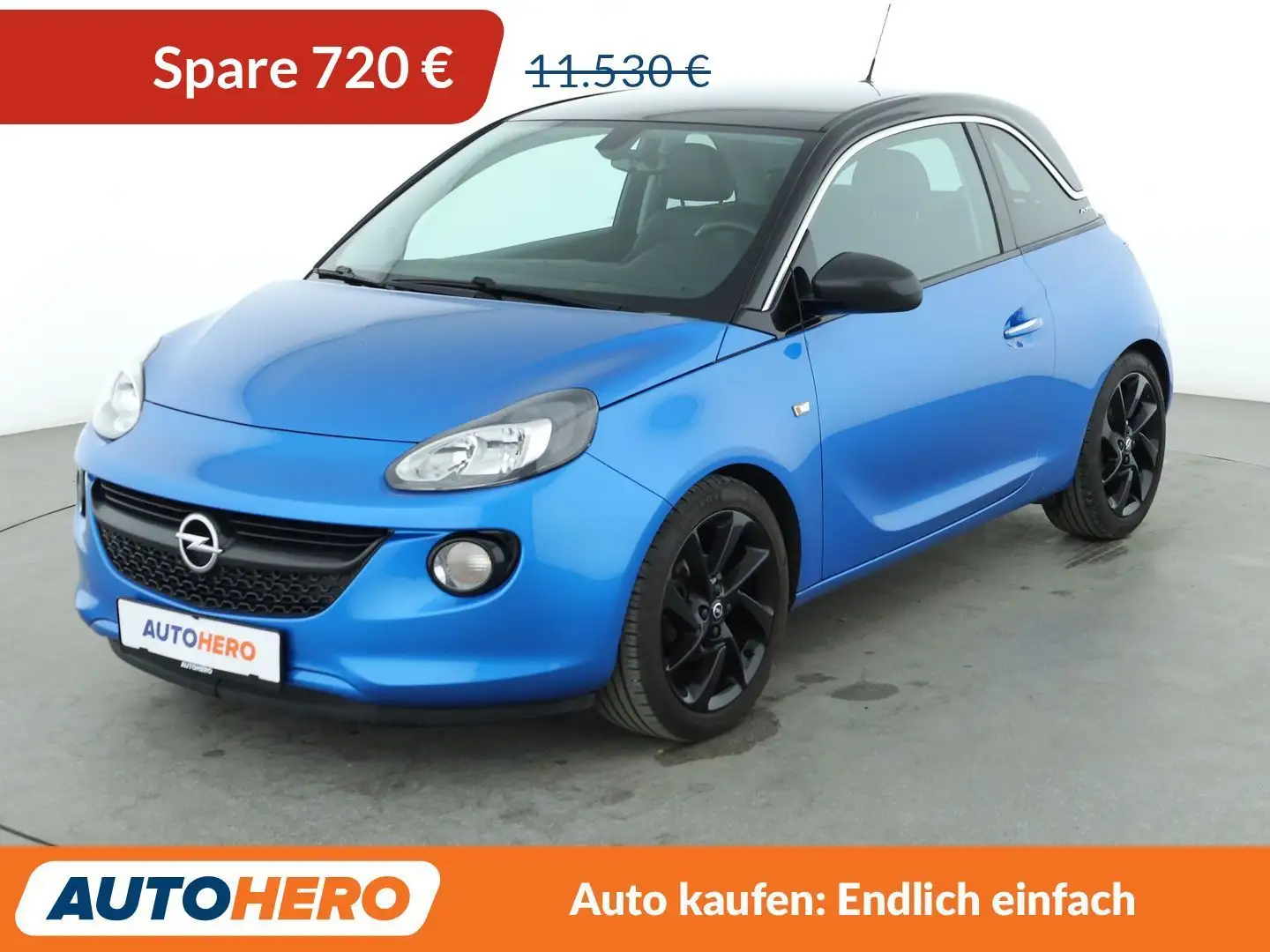 Opel Adam 1.4 120 Jahre*PDC*SHZ*KLIMA*TEMPO*GARANTIE* Blau - 1