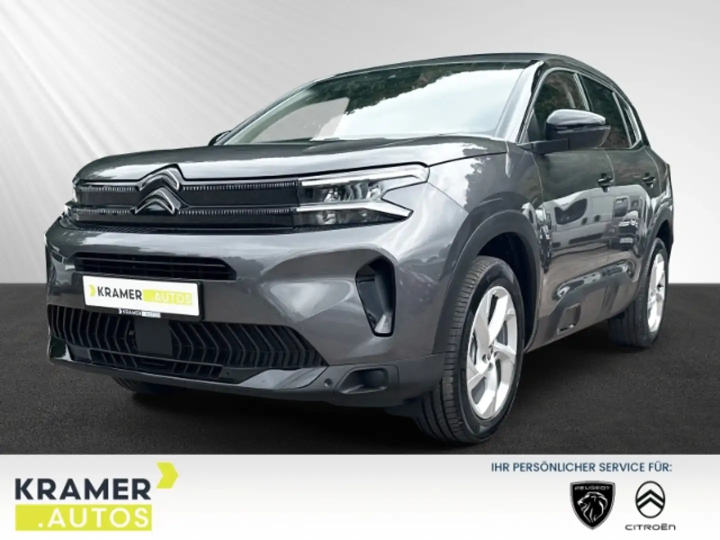 Citroen C5 Aircross Plus 1.2 Mild-Hybrid 136 EU6e*NAVI*LED*RFK*SHZ*ALU Grau - 1
