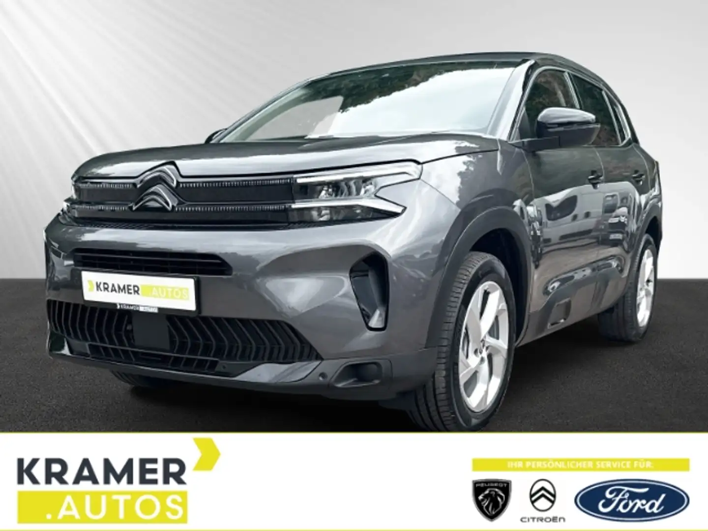 Citroen C5 Aircross Plus 1.2 Mild-Hybrid 136 EU6e*NAVI*LED*RFK*SHZ*ALU Gris - 1