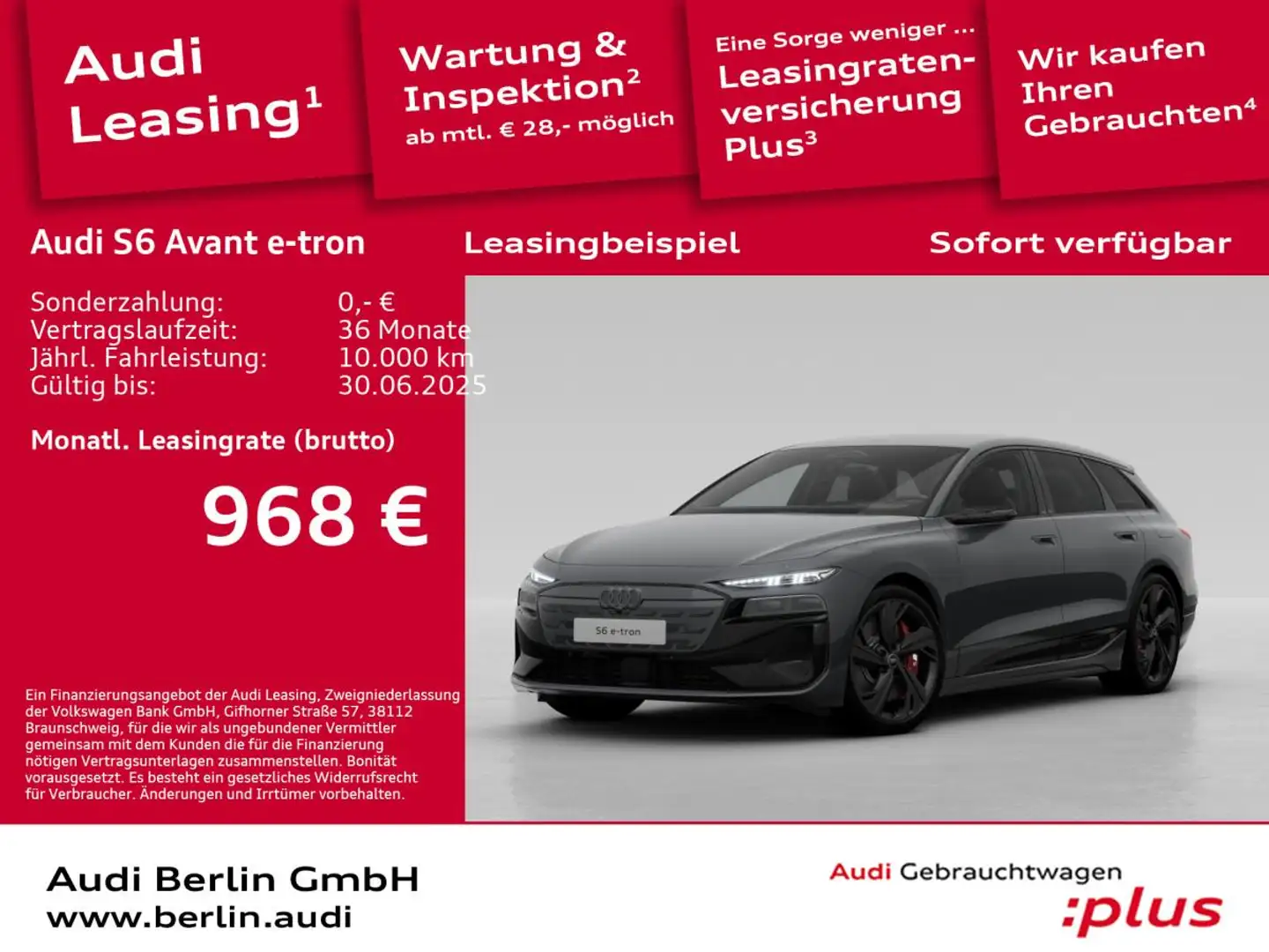 Audi S6 Avant e-tron Grau - 1