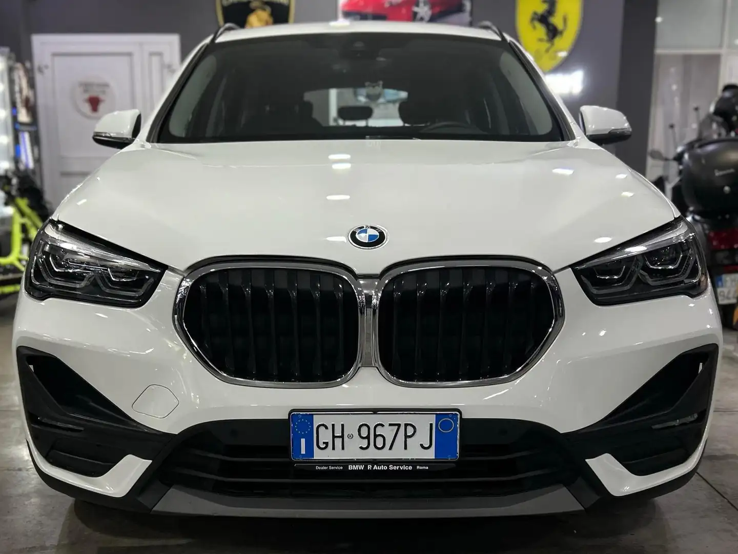 BMW X1 X1 F48 sdrive18d auto *TAGLIANDI BMW *NAVI*LED*PDC Bianco - 1