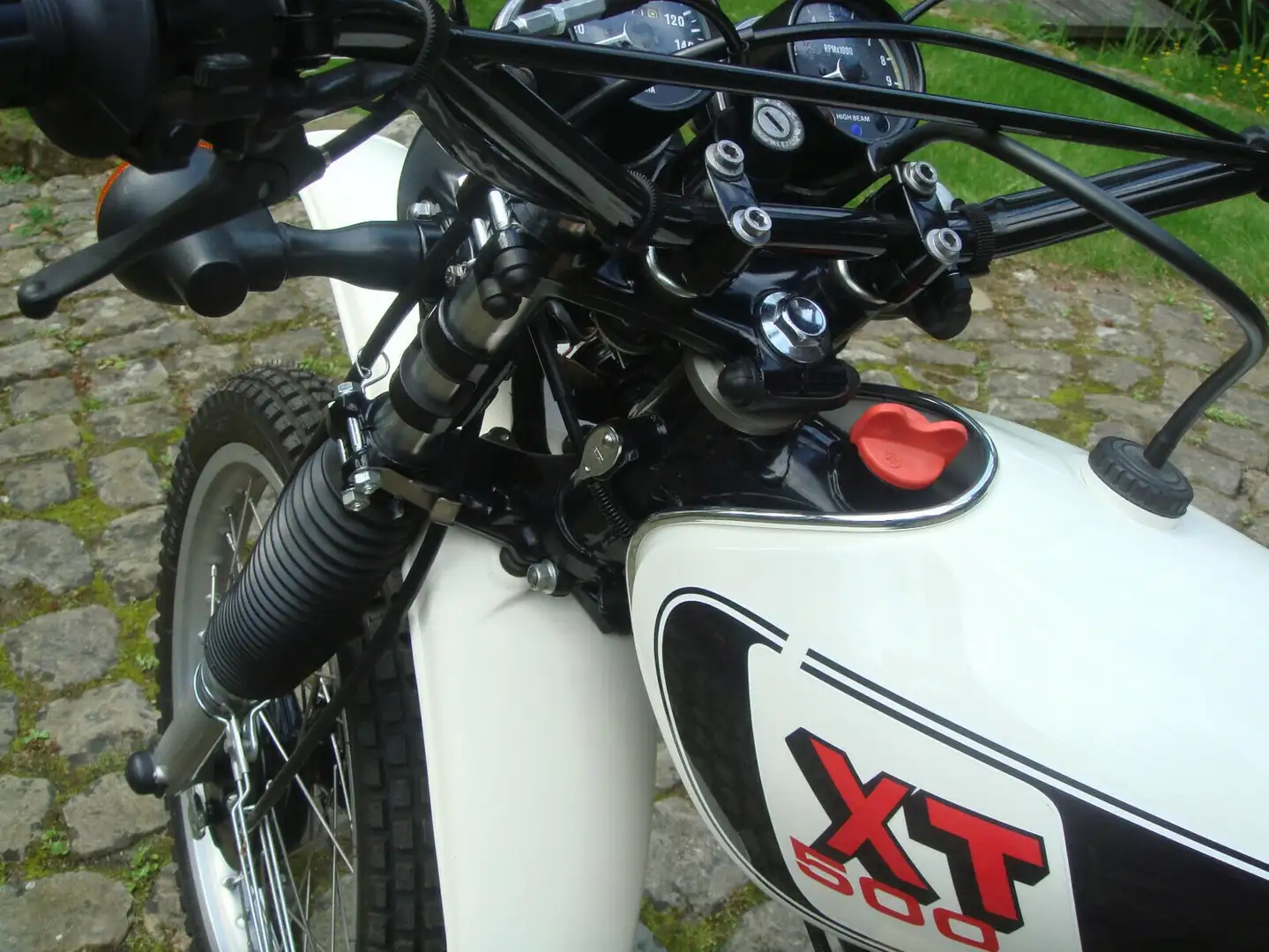 Yamaha XT 500 Wit - 1