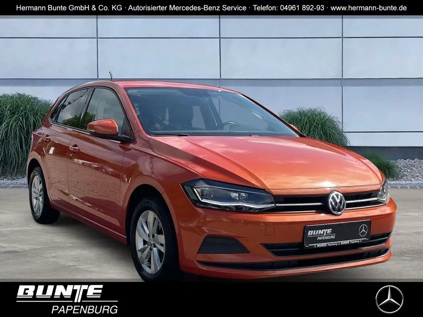 Volkswagen Polo 1.0 TSI Comfortline/ACC/LED/TOUCHSCREEN// Orange - 1