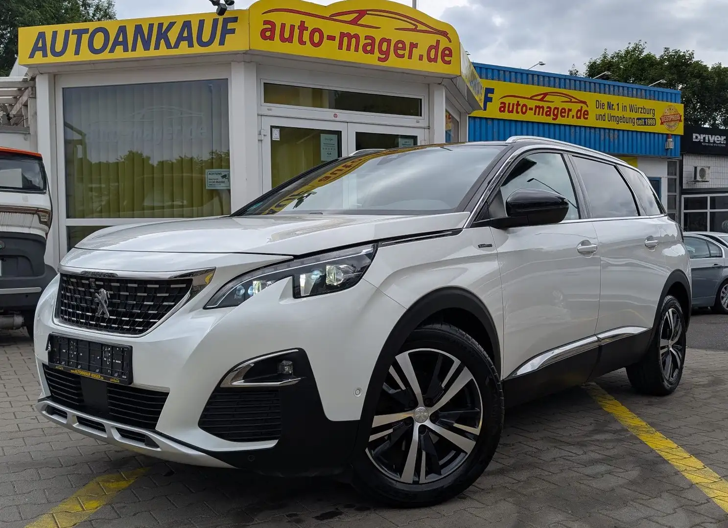 Peugeot 5008 Allure GT-Line 1.6*7-Si*ACC*AHK*LED*360°* Weiß - 1