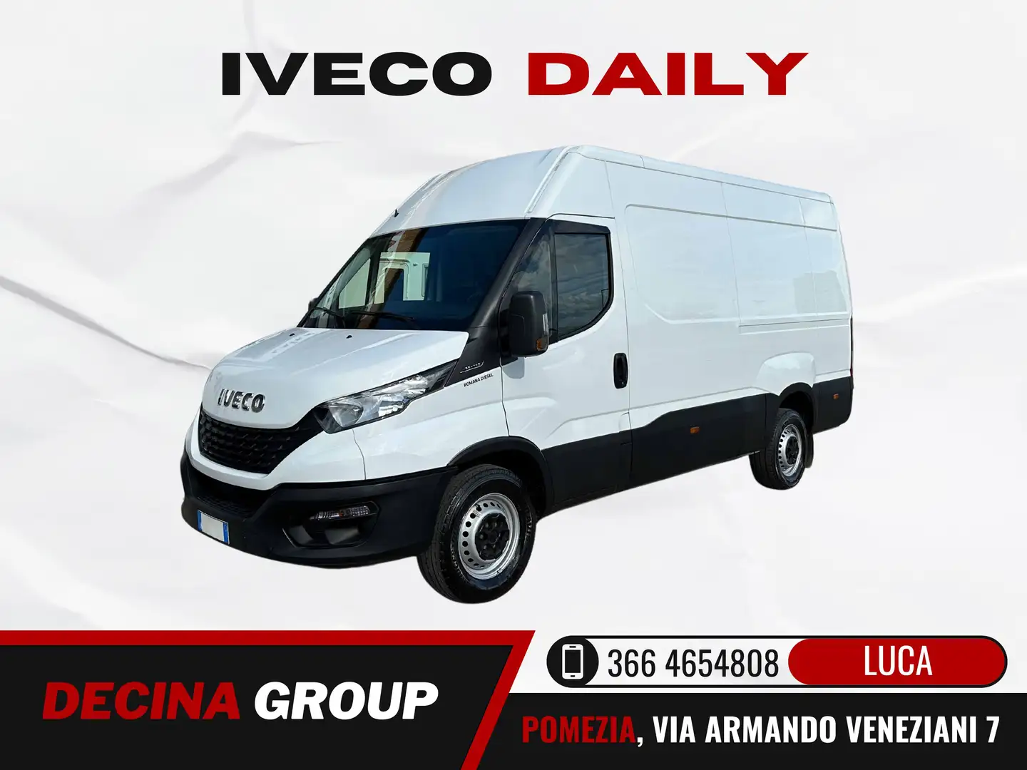 Iveco Daily 35S14 2.3 D 136 cv Portata 1154 kg PREZZO REALE Bianco - 1