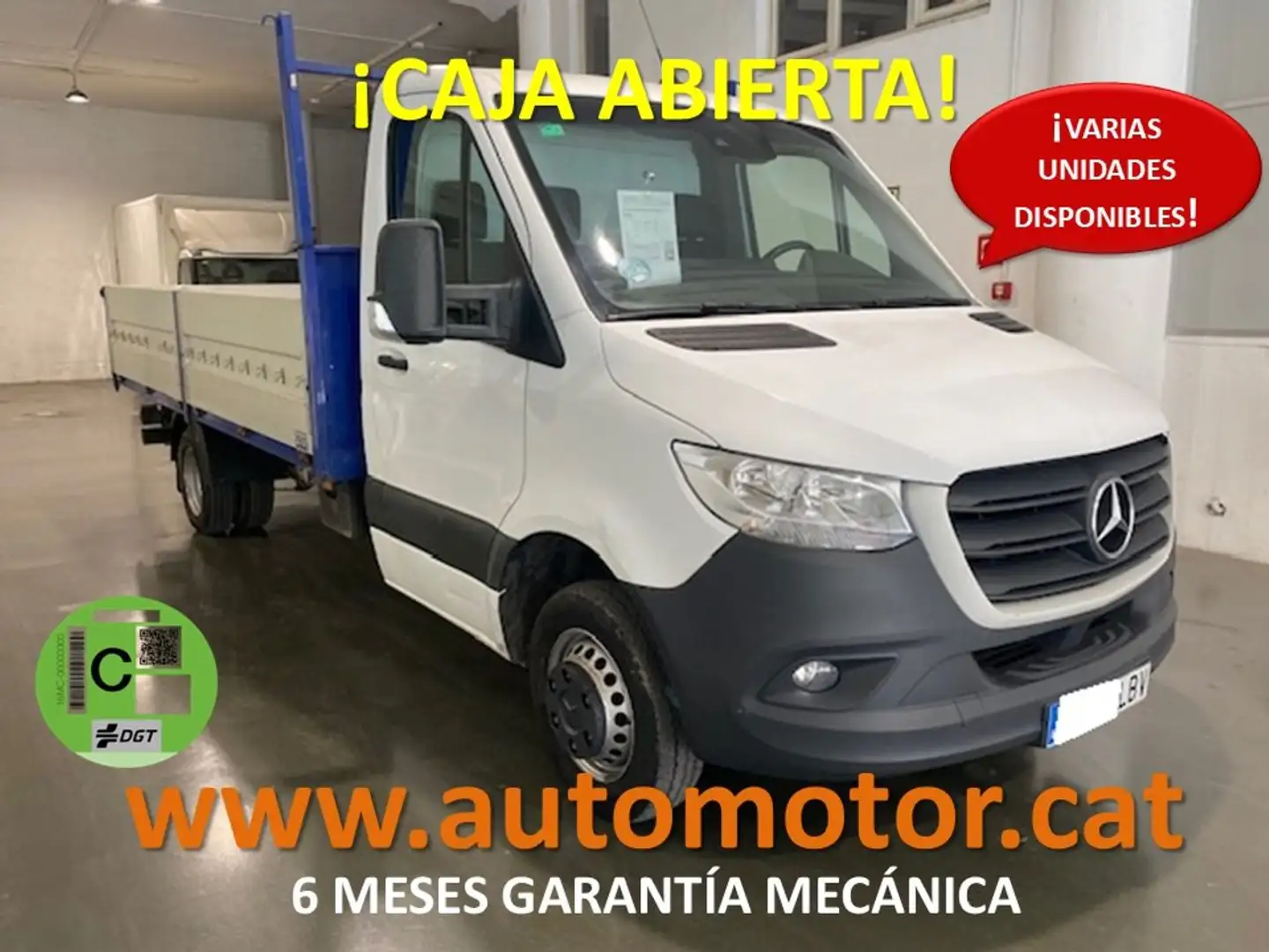 Mercedes-Benz Sprinter 511 CDI Largo Caja Abierta Blanco - 1