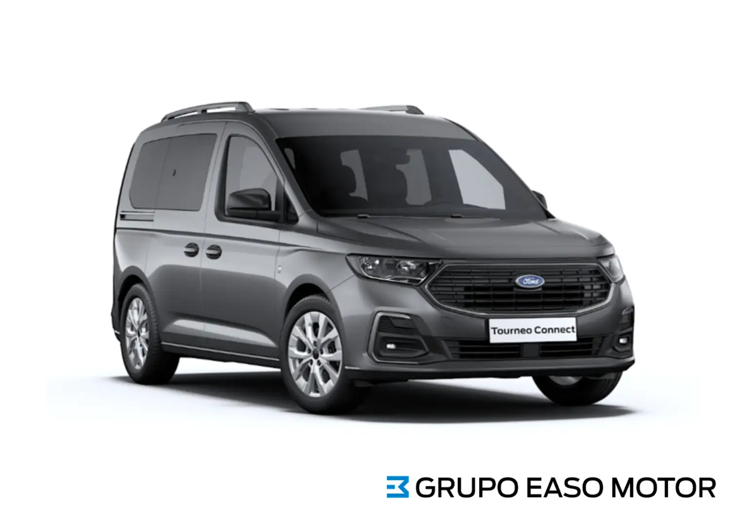Ford Tourneo Connect 2.0 Ecoblue SWB L1 Titanium 122 Aut. Grijs - 1