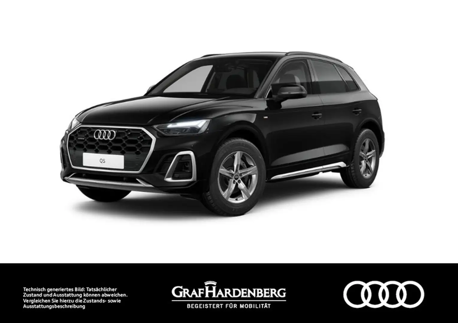 Audi Q5 40 TDI quattro S line Virt.Cockpit LED Navi Noir - 1