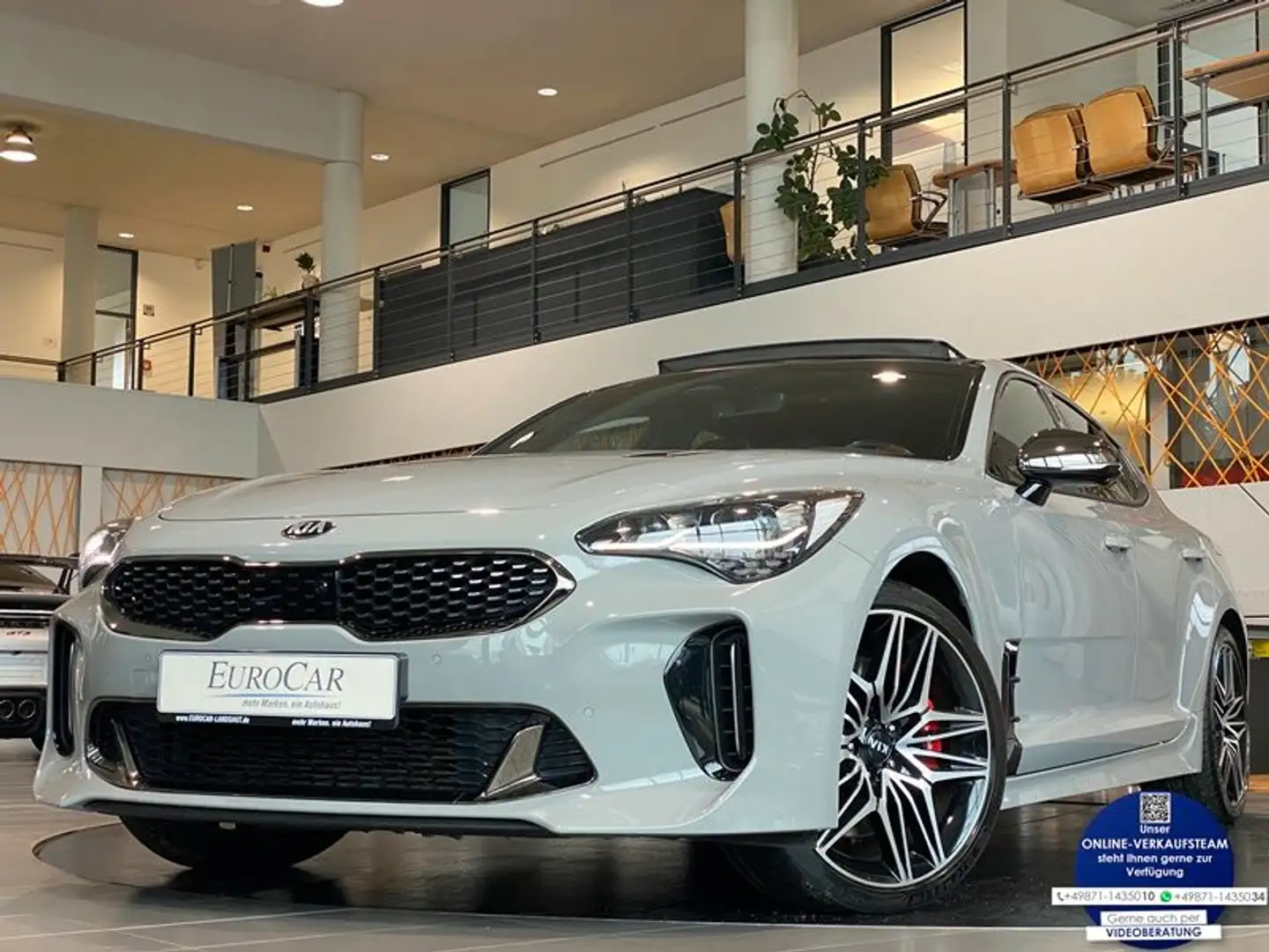 Kia Stinger 3.3 T-GDI AWD GT ACC HUD H&K Sportabgas. Grau - 1