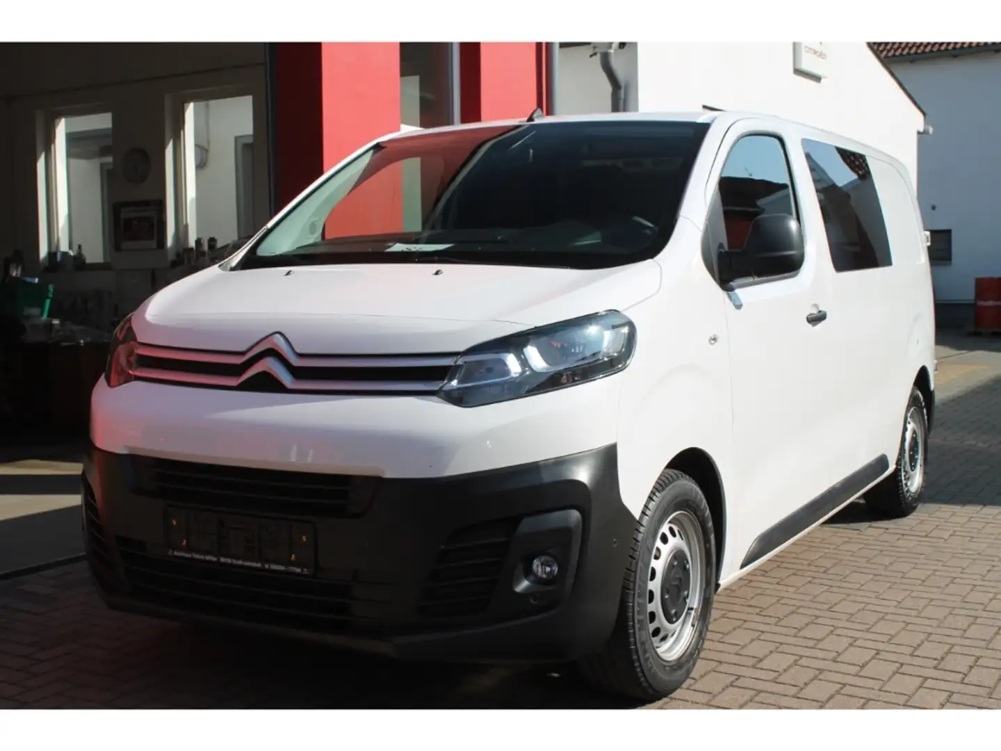 Citroen Jumpy Kasten Club M 1.5 BHDi100 Navi Klima Apple Blanc - 1