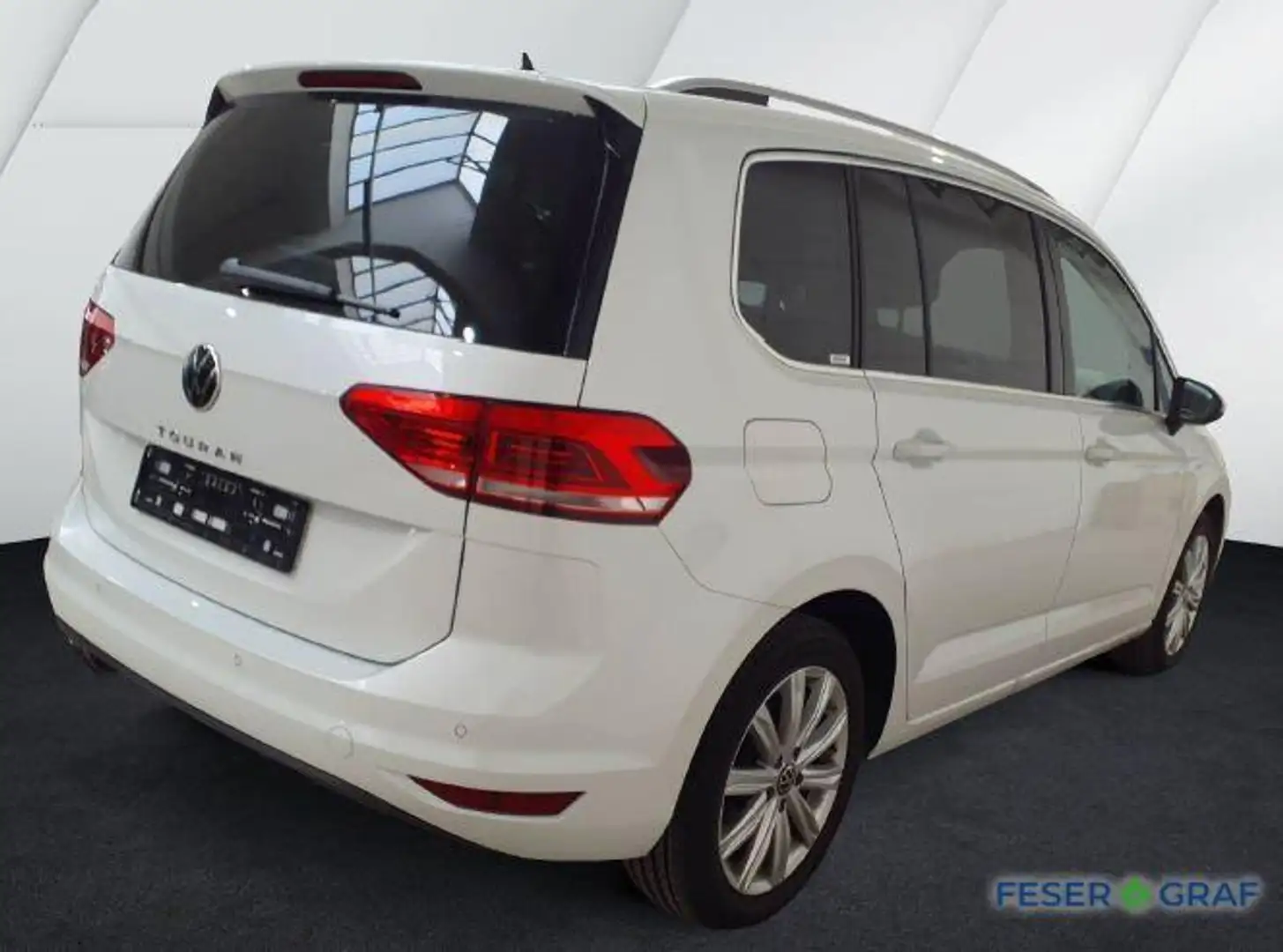 Volkswagen Touran Highline 2.0 TDI DSG Navi AHK Kamera LED Weiß - 2