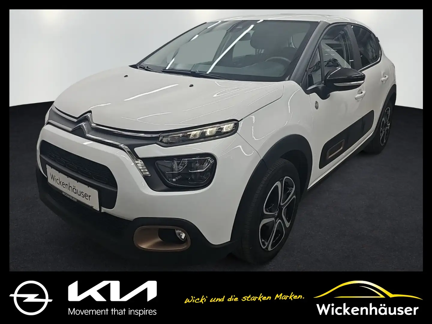 Citroen C3 1.2 PureTech 82/83 C-Series +SpurH LED KlimaA Weiß - 1