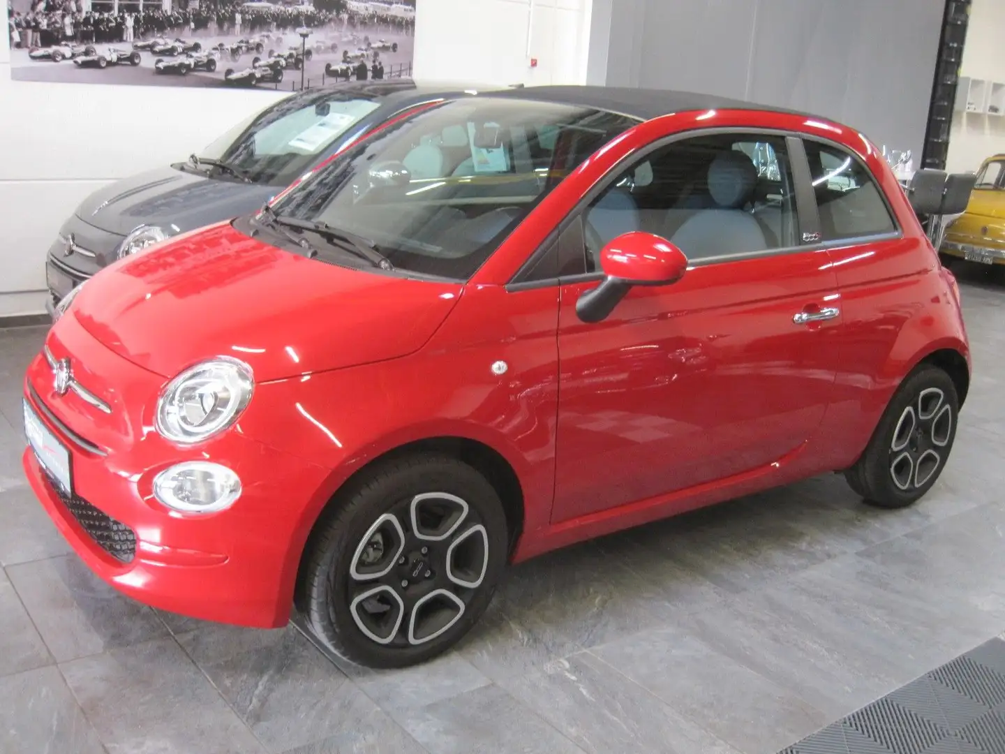 Fiat 500C Hybrid Club Rot - 1