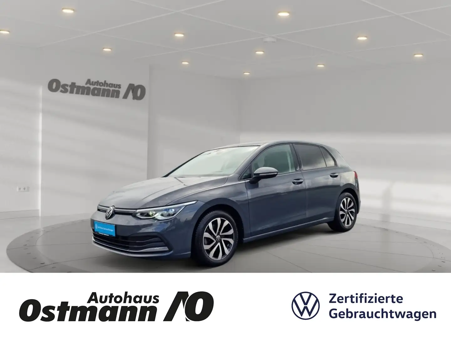 Volkswagen Golf VIII 2.0 TDI Active ACC AHK AUT HUD Kam. SD Grau - 1