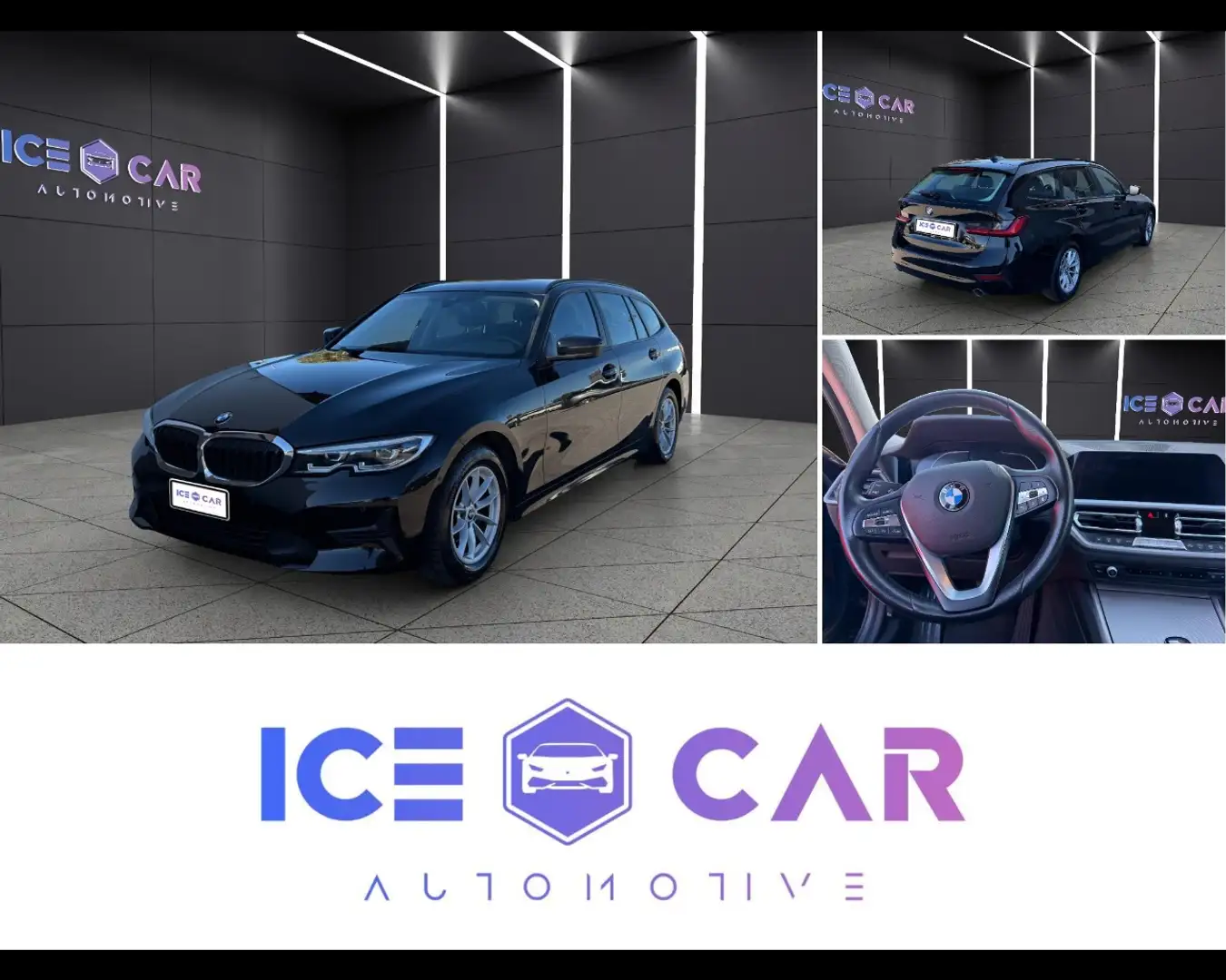 BMW 318 - 318d 48V Touring Business Advantage Noir - 1