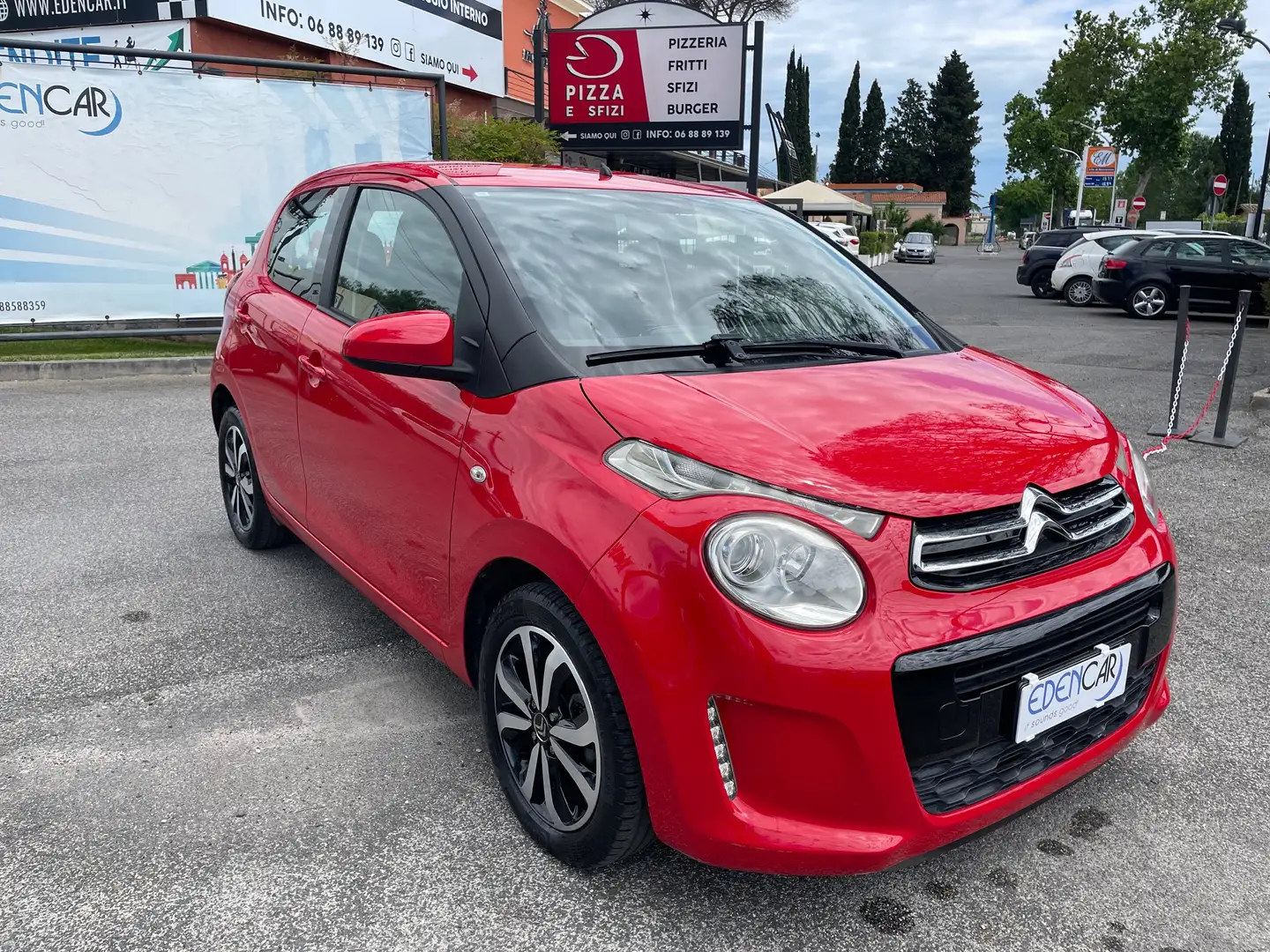 Citroen C1 5p 1.0 vti Shine 72cv neopatentati Rojo - 1