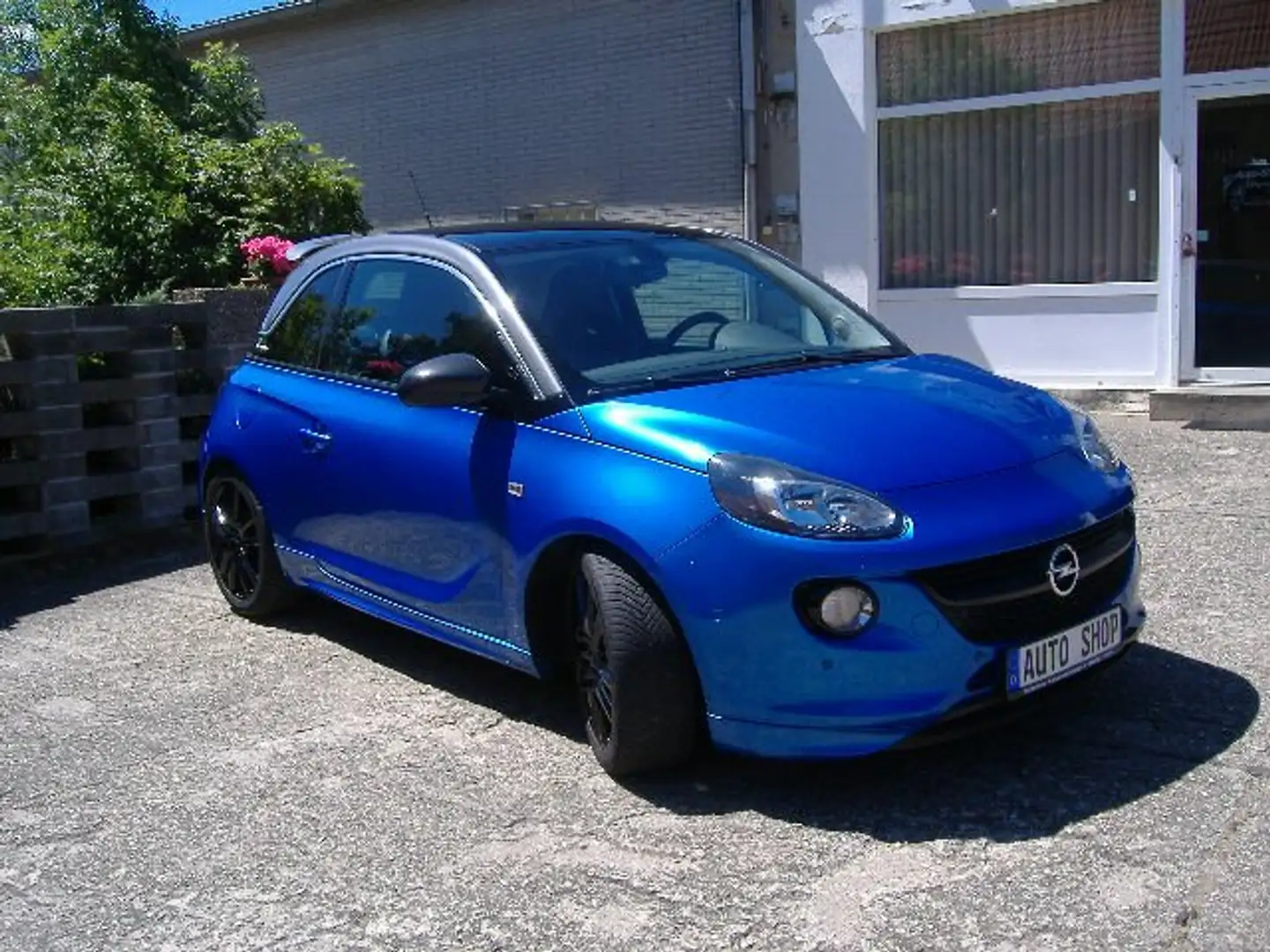 Opel Adam S 1,4 Turbo * 150 PS * Sitz.-Hz.* Pano.-dach * Modrá - 2