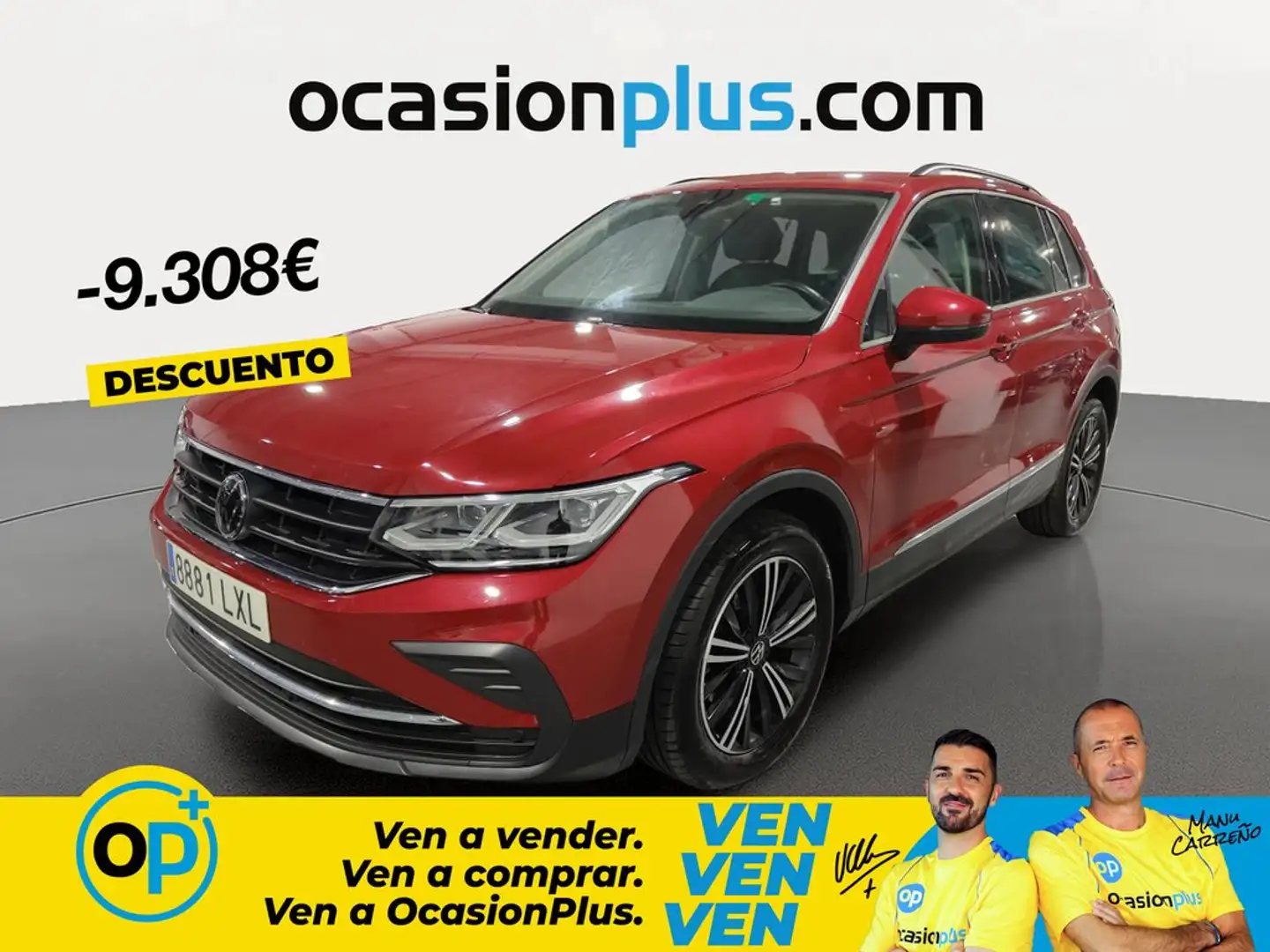 Volkswagen Tiguan 2.0TDI Life DSG 110kW Rojo - 1