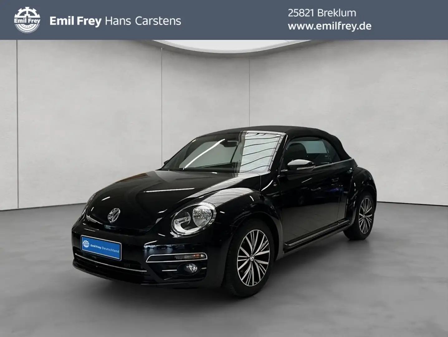 Volkswagen Beetle Cabrio 1,2 TSI BMT Navi Tempomat Klima Schwarz - 1