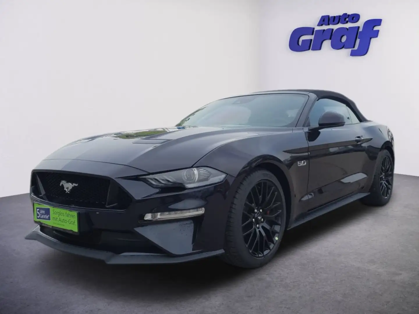 Ford Mustang 5,0 Ti-VCT V8 GT Cabrio Aut. Blau - 1