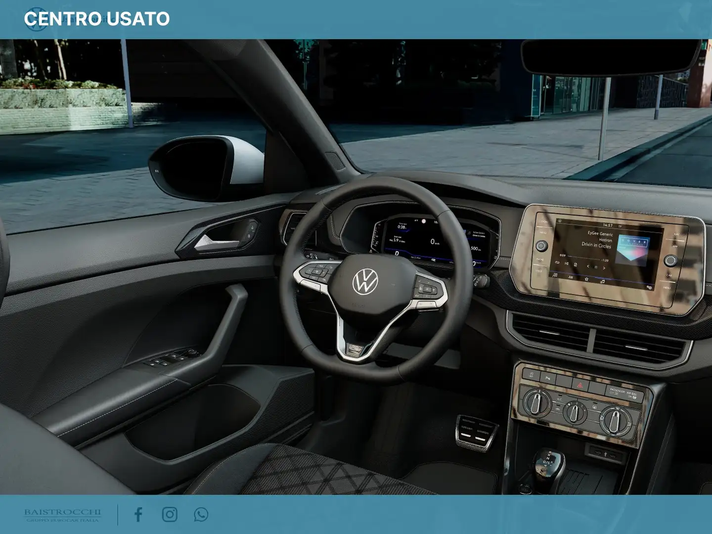 Volkswagen T-Cross 1.0 tsi r-line plus 115cv dsg Grigio - 2