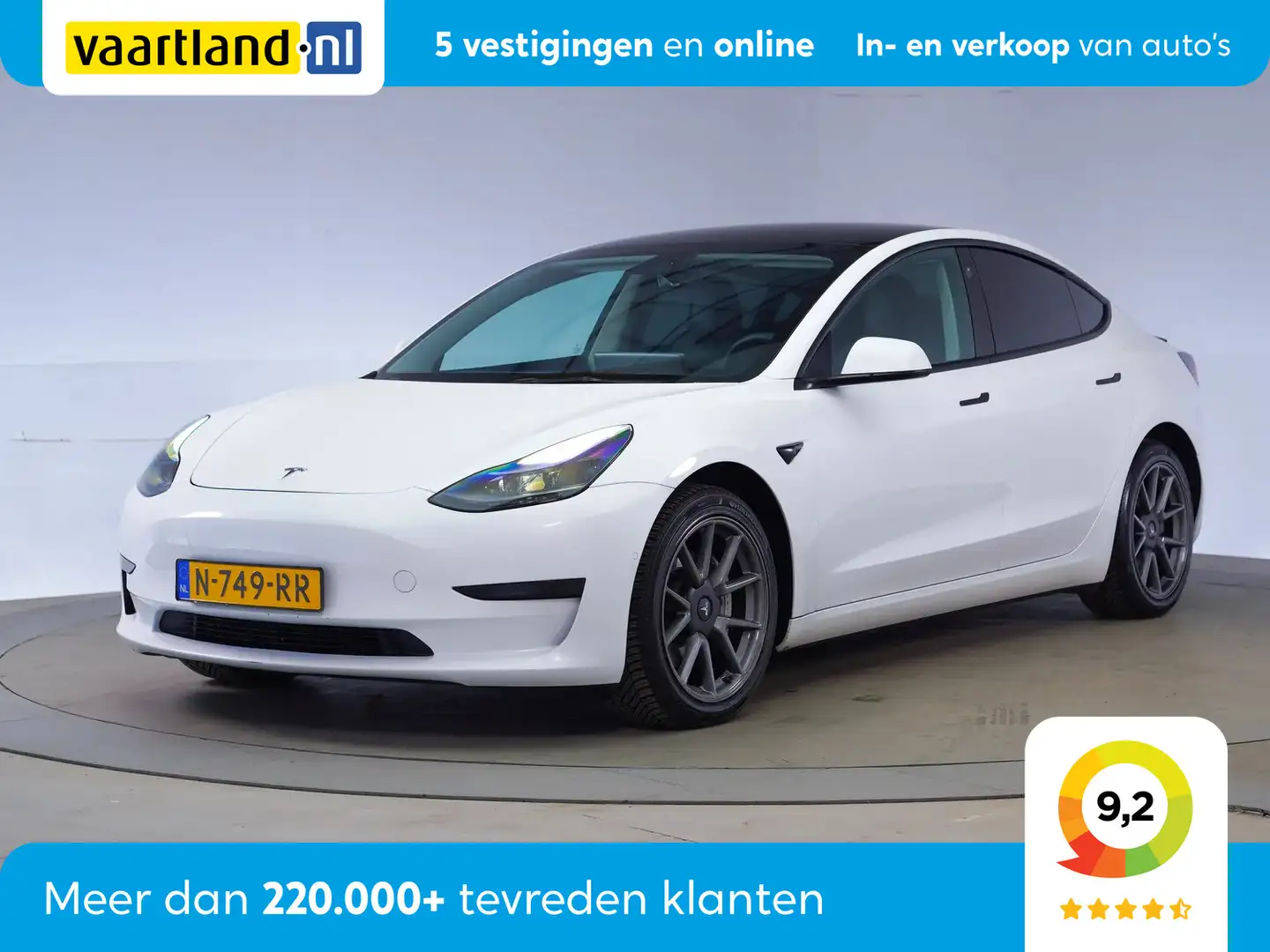 Tesla Model 3 RWD Plus 60 kWh [ Panorama Leder Adapt.cruise ] White - 1