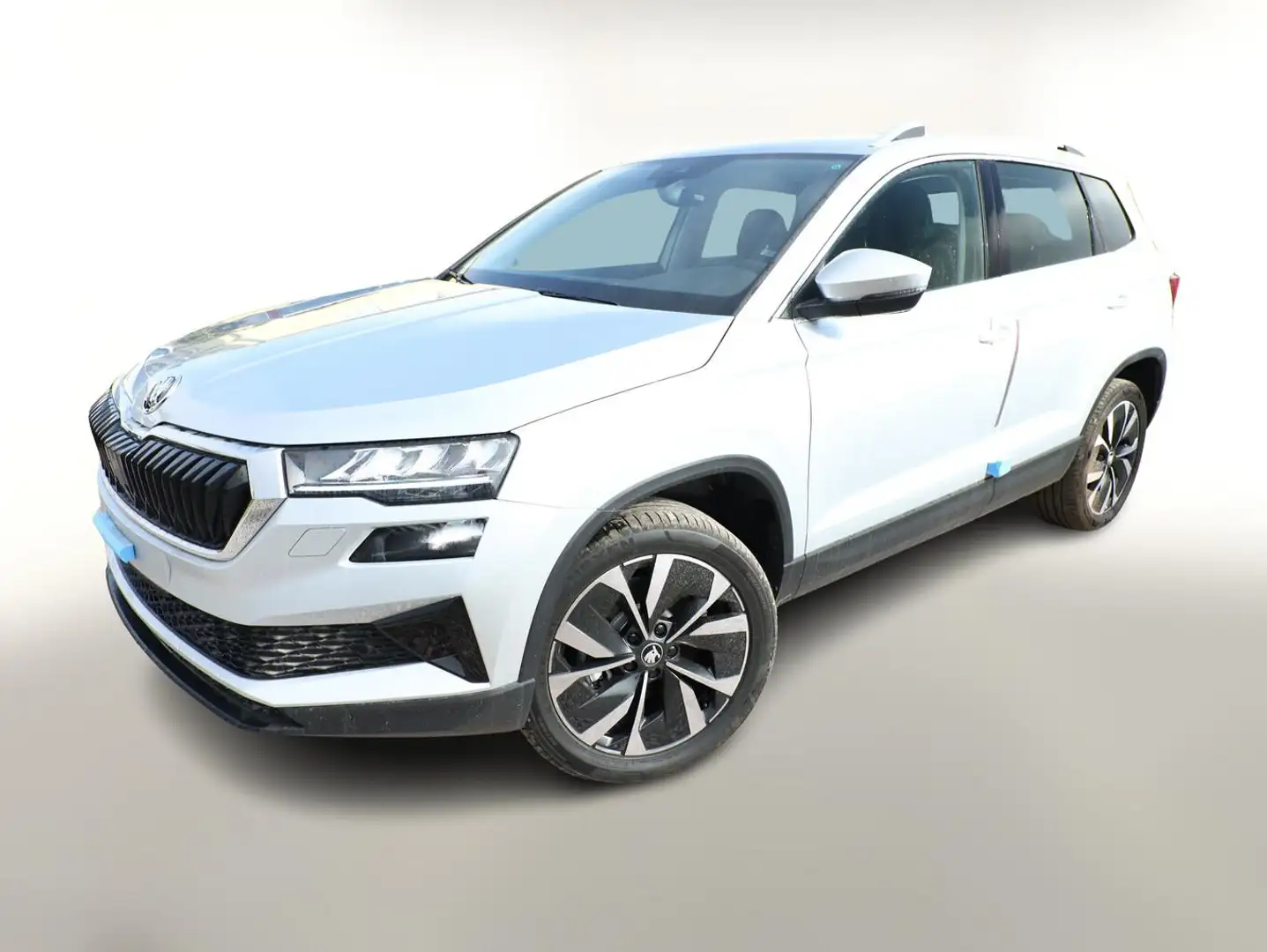 Skoda Karoq Selection DSG Pano AHK NavC SideA Leder ACC Kes... Silber - 1