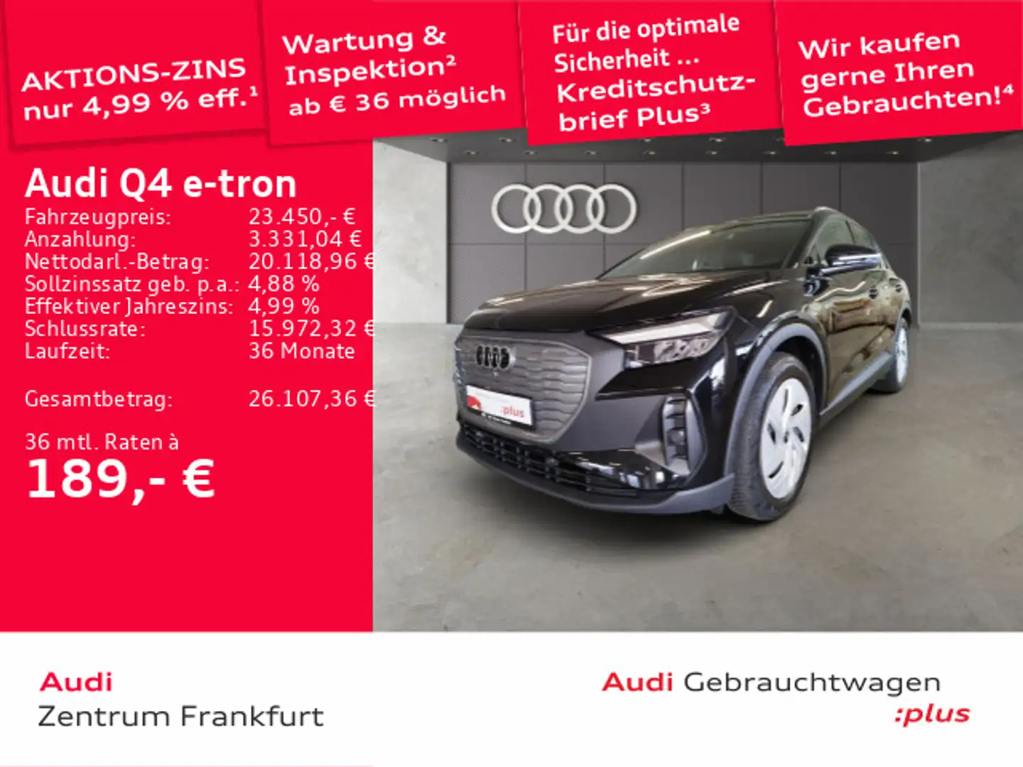 Audi Q4 e-tron Q4 35 e-tron LED DAB PDC Schwarz - 1