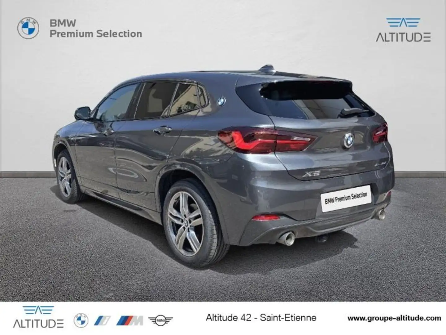 BMW X2 xDrive18dA 150ch M Sport Euro6d-T Gris - 2
