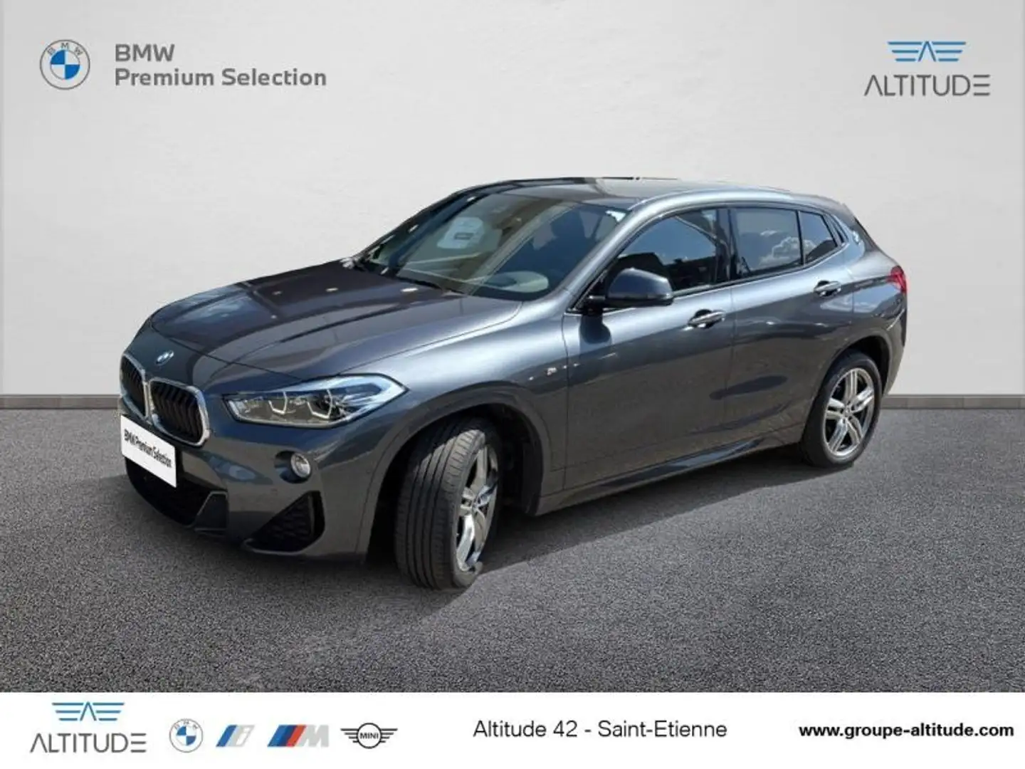 BMW X2 xDrive18dA 150ch M Sport Euro6d-T Gris - 1
