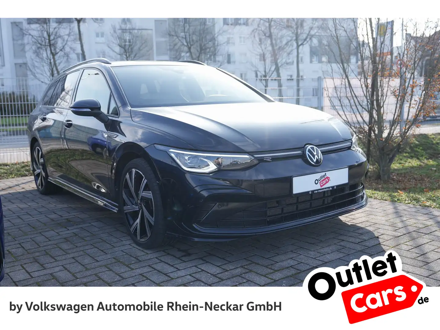 Volkswagen Golf Variant Golf VIII Variant 2.0 TSI R-Line DSG Navi AHK Pa Schwarz - 2