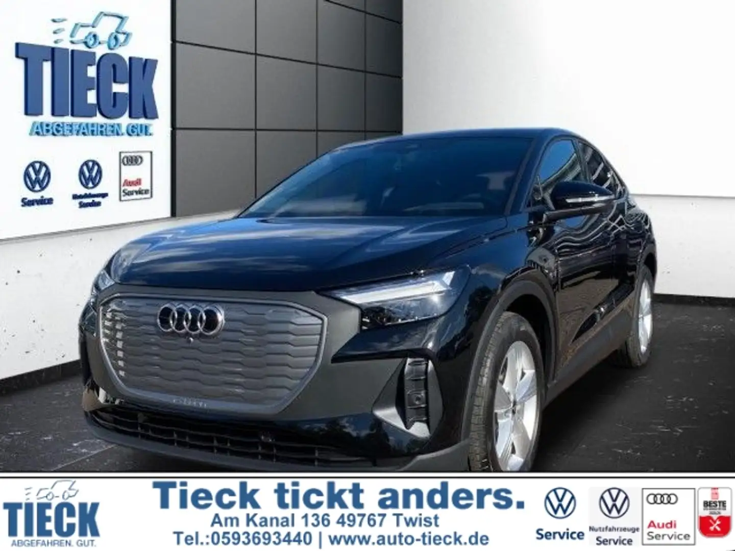 Audi Q4 e-tron Sportback 35 Navi Kamera HUD Sportsitz Soundsystem Negro - 1