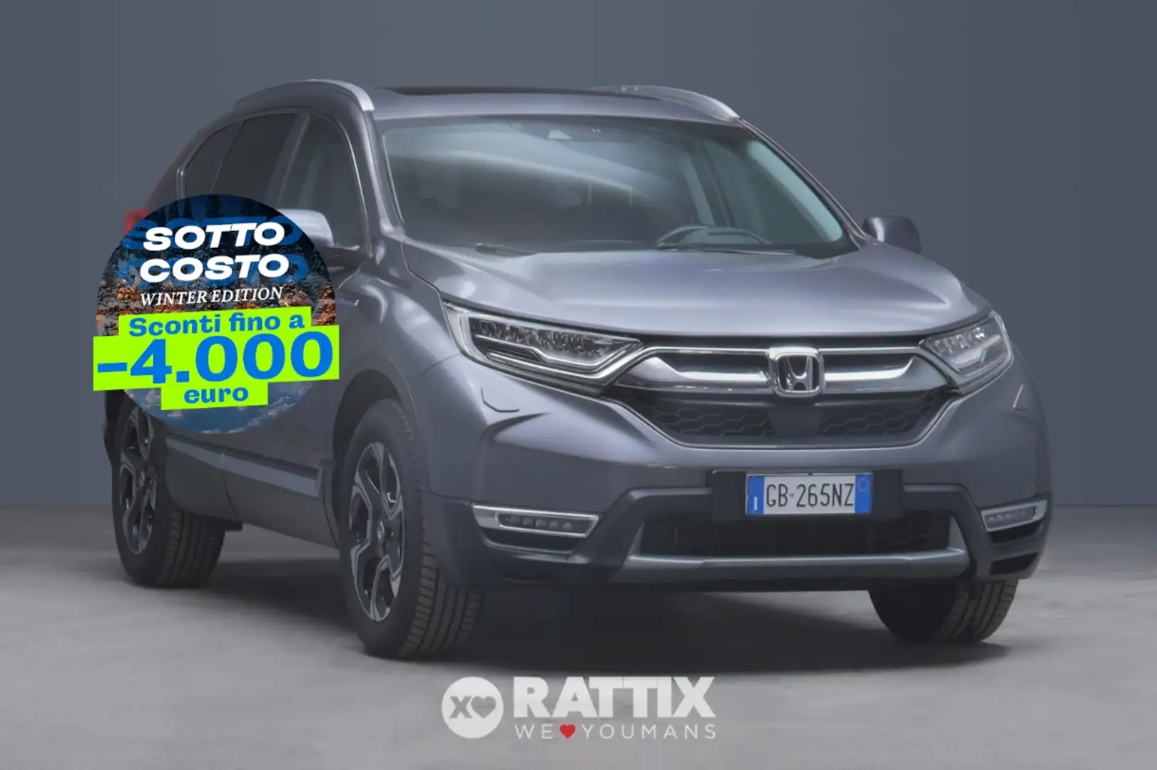 Honda CR-V 2.0 HEV Executive Navi AWD e-CVT + tetto apribile Grigio - 1