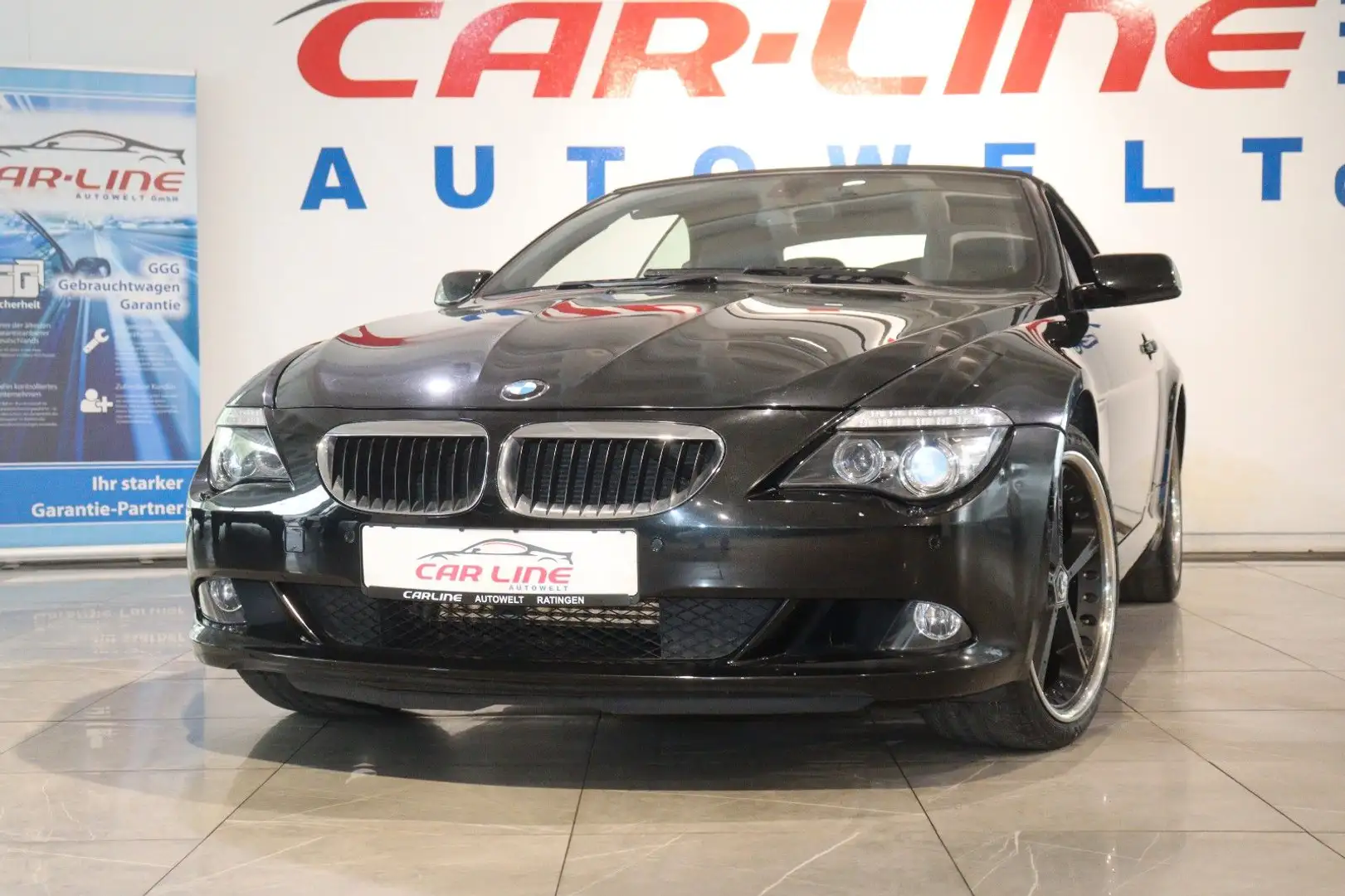 BMW 630 i Cabrio *Erst 109tkm*6-Gang*Navi*Leder*Xenon Negru - 1