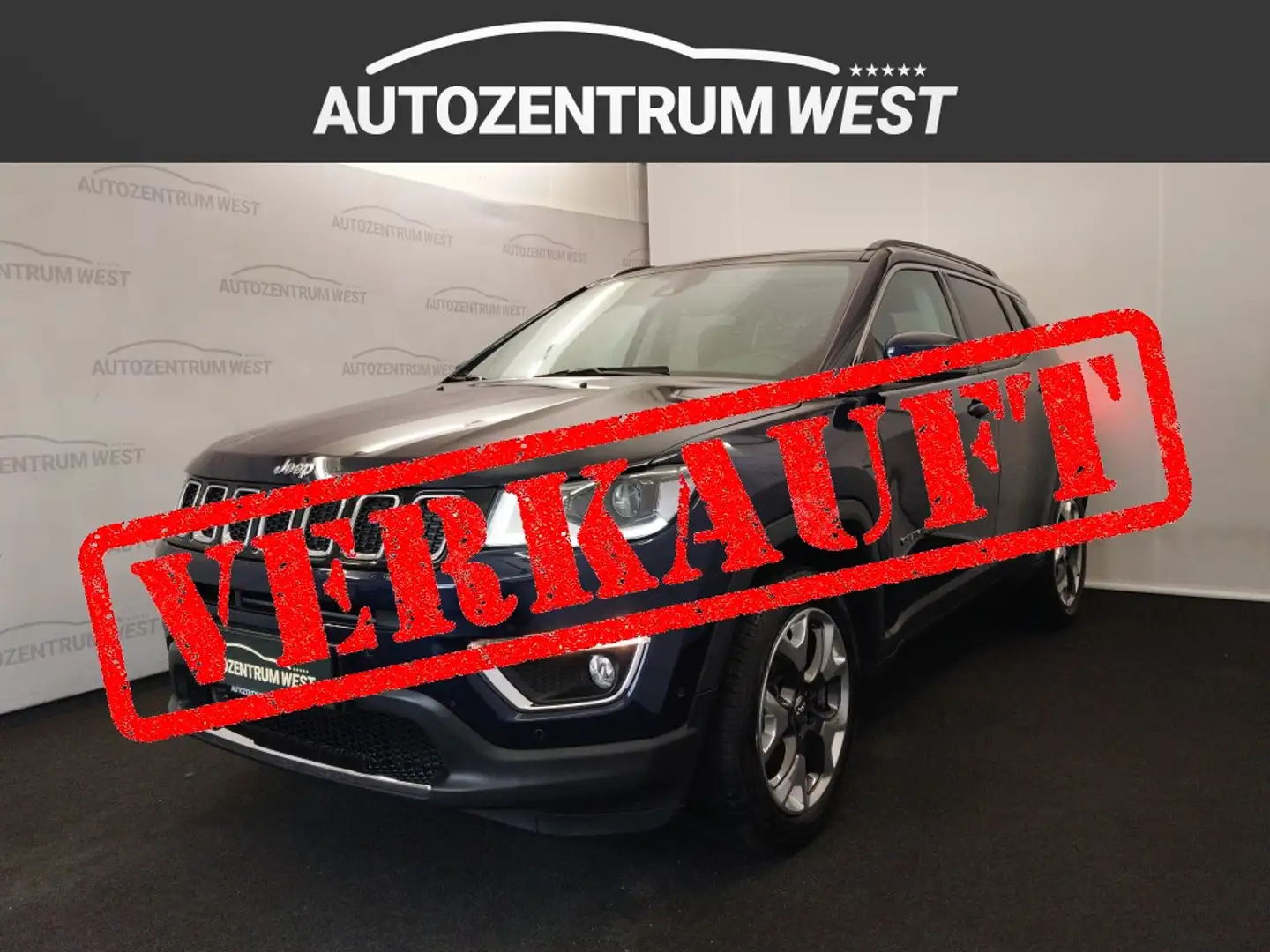 Jeep Compass 2,0 MultiJet II AWD Limited Aut...Bi-Xenon/Pano... Blauw - 1
