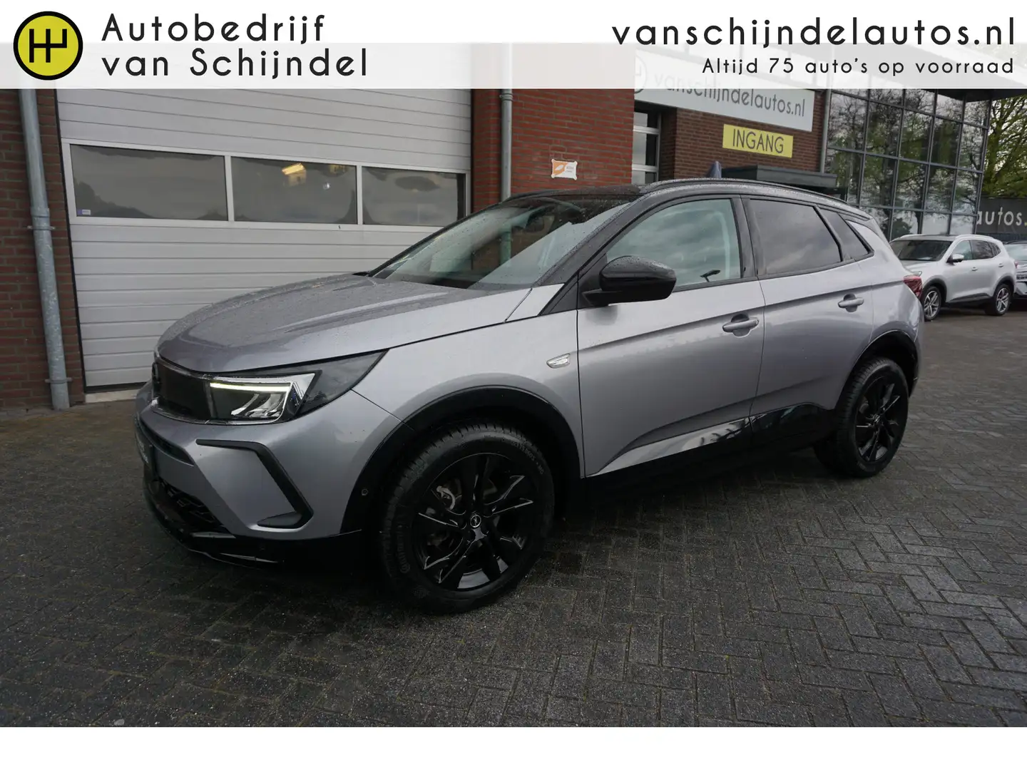 Opel Grandland 1.2 TURBO GS LINE NOV 2022 DEALER ONDERHOUDEN 4X Z Grijs - 1