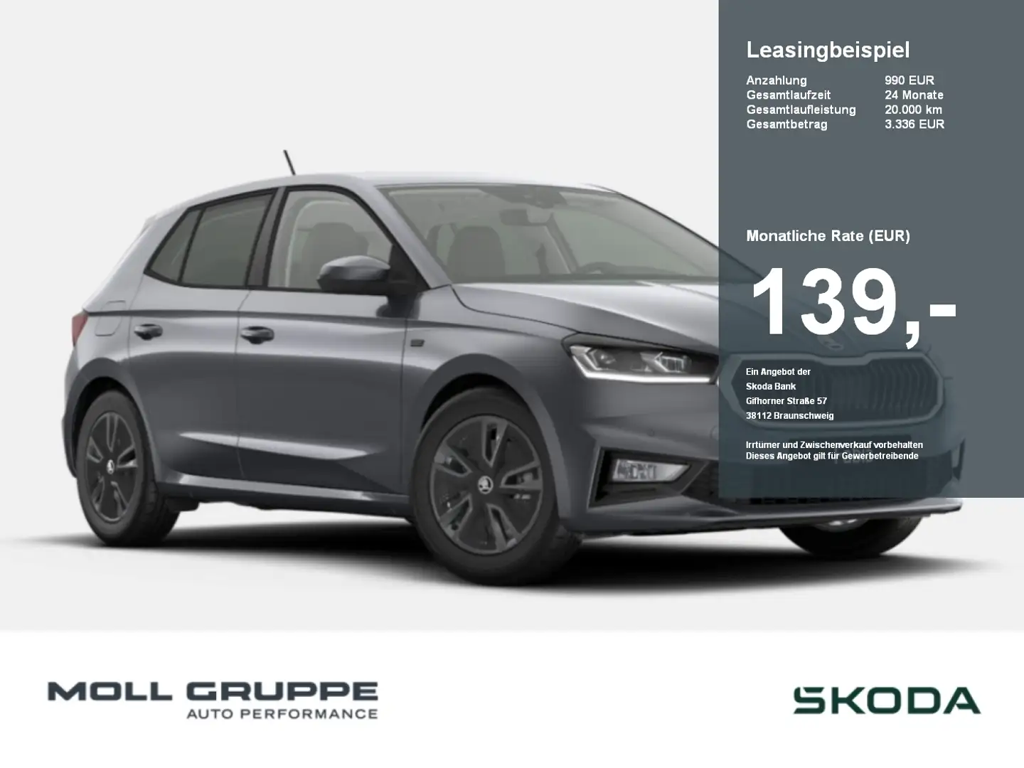 Skoda Fabia 1.0 TSI Tour 2xKLIMA ACC DYNLICHT FLA KAM Grijs - 1