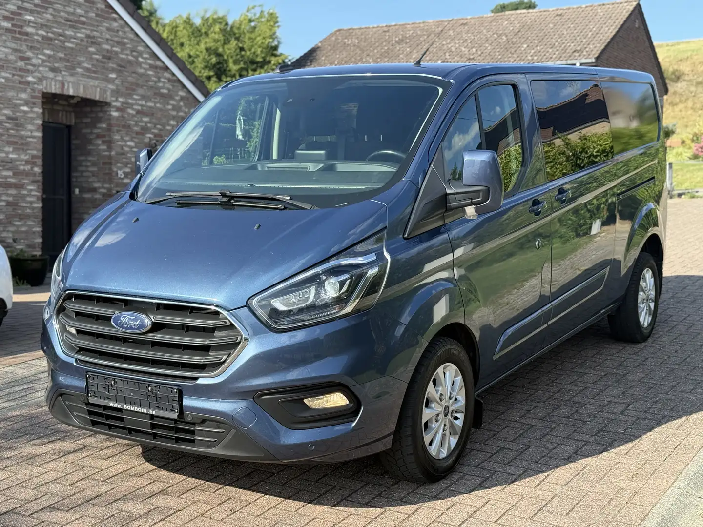 Ford Transit Custom FOURGON 340 L2H1 2.0 ECOBLUE (Boite automatique) Azul - 1