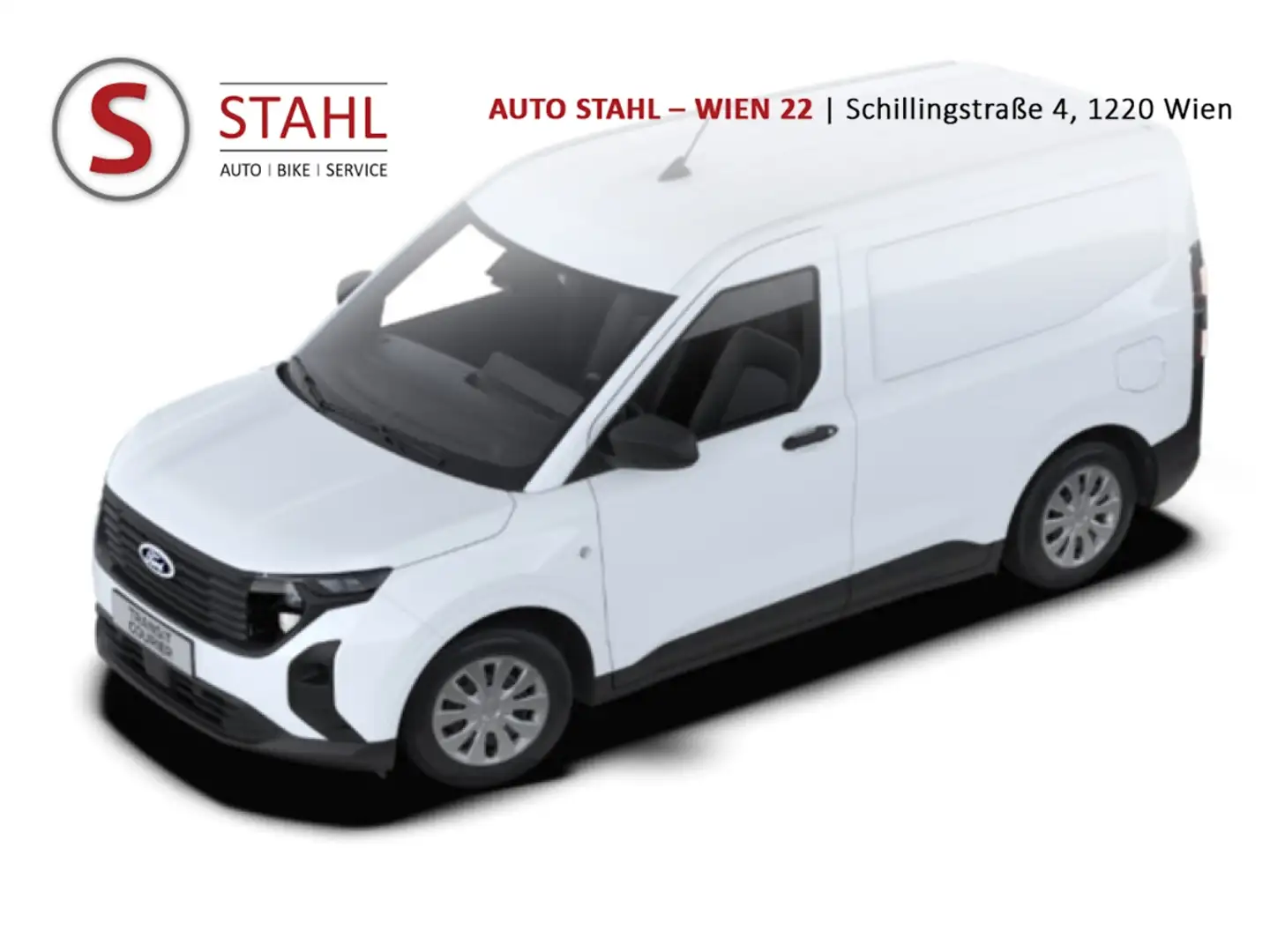Ford Transit Courier Elektro 100kW Limited Weiß - 1