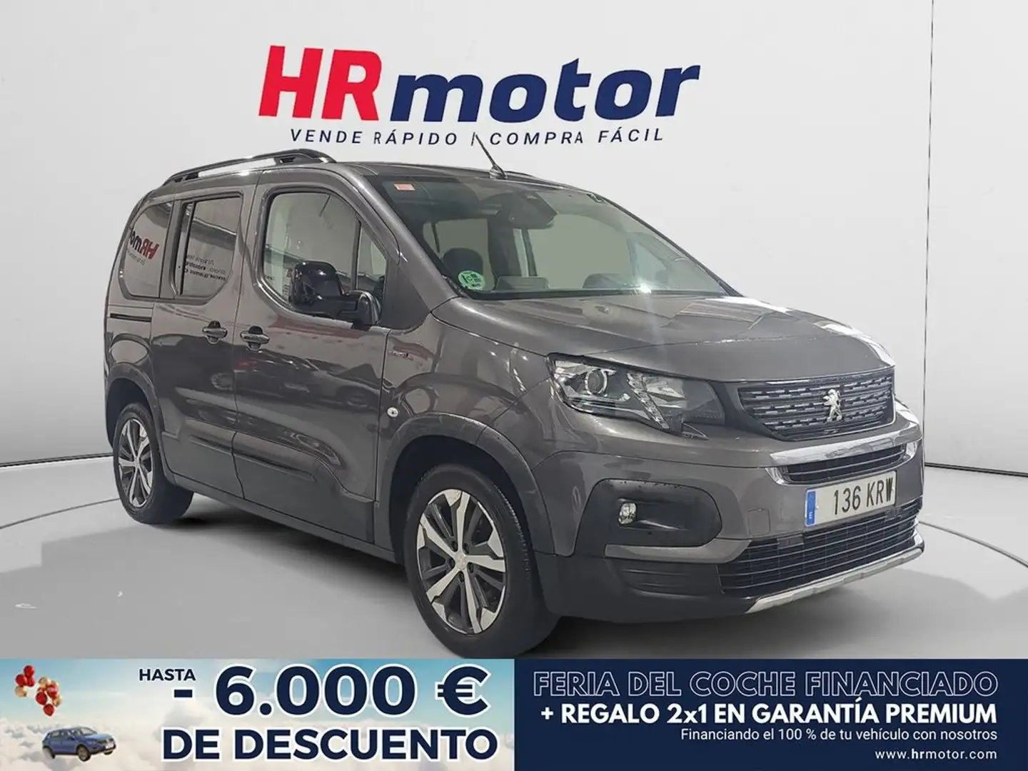 Peugeot Rifter GT Line Gris - 1