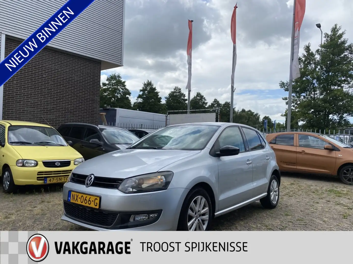 Volkswagen Polo 1.2-12V BlueMotion Comfortline,Climate&Cruisecontr Grijs - 1