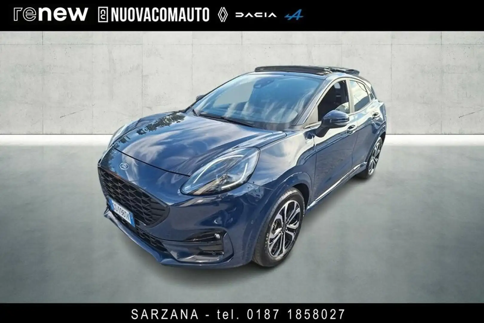 Ford Puma 1.0 ecoboost hybrid ST-line Design s&s 125cv Bleu - 1