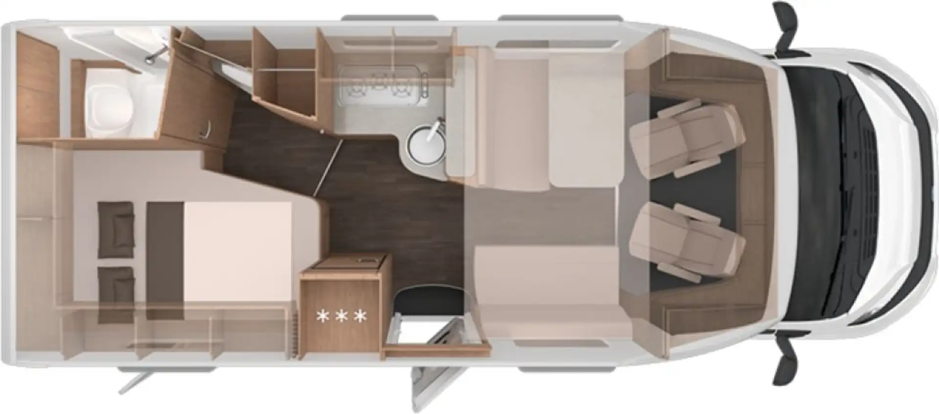 Knaus L!VE WAVE 650 MF Platinum Selection Bianco - 1