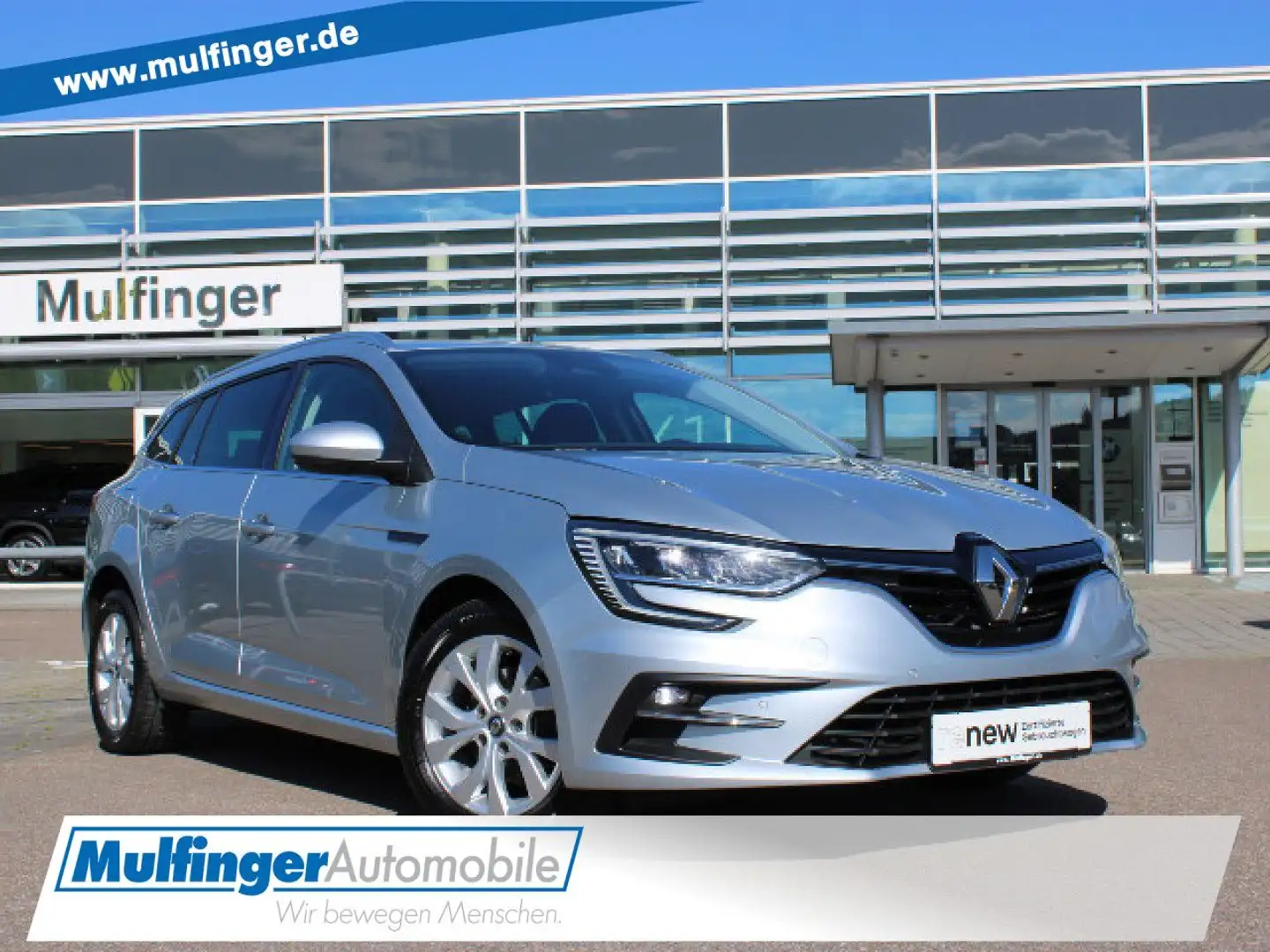 Renault Megane Grandt. TCe 140 EDC ZEN LED Navi Tempom Silber - 1