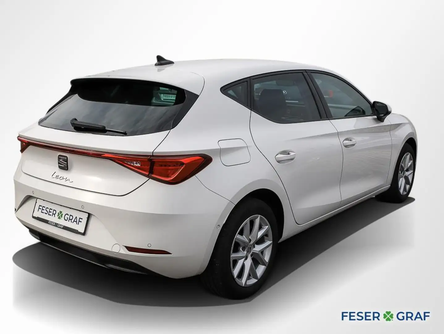 SEAT Leon 1.0 eTSI DSG Style AHK LED Sitzh. PDC Blanc - 2
